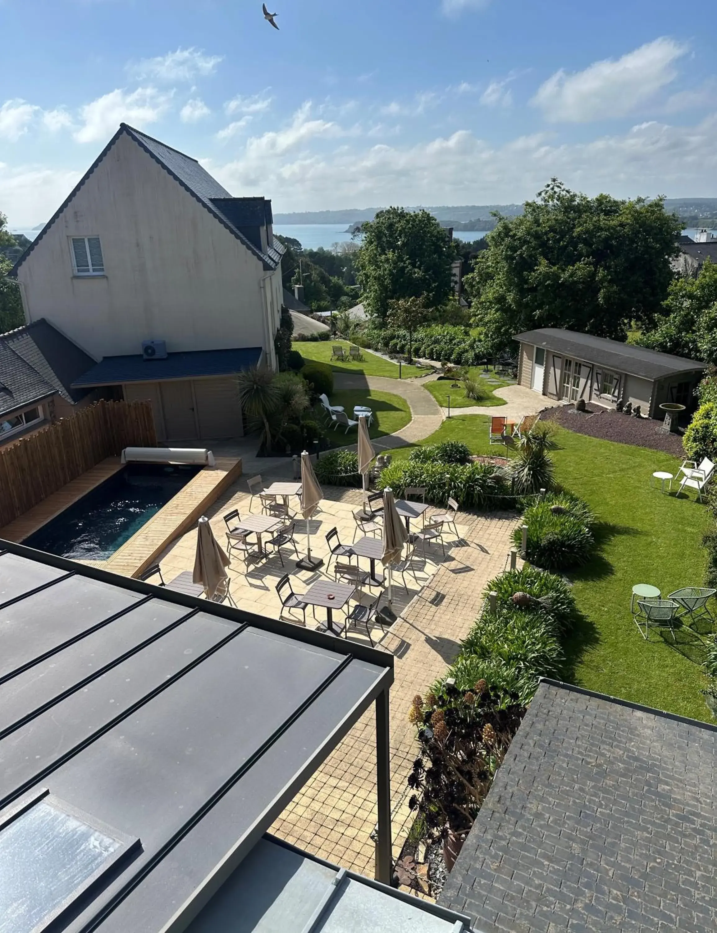 Property building in Hôtel Les Agapanthes-Logis Hôtel Property building in Hôtel Les Agapanthes-Logis Hôtel