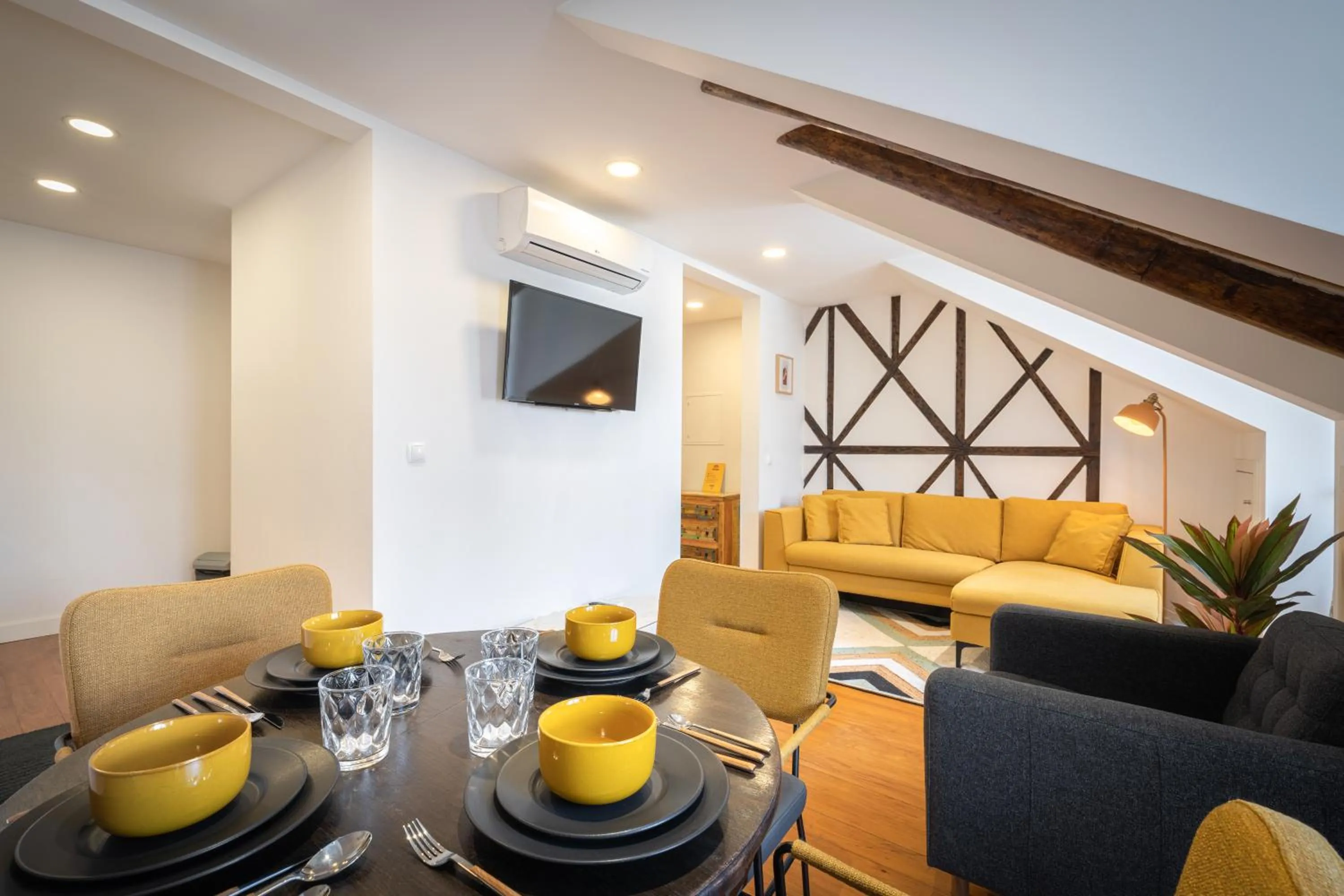 Living room in Frutaria - Lisbon Suites