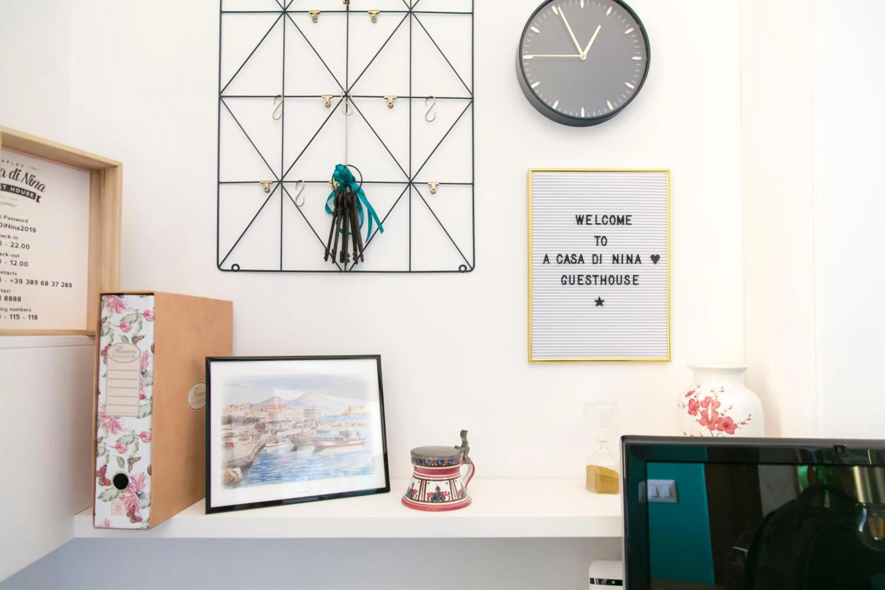 Lobby or reception in A Casa di Nina Guest House