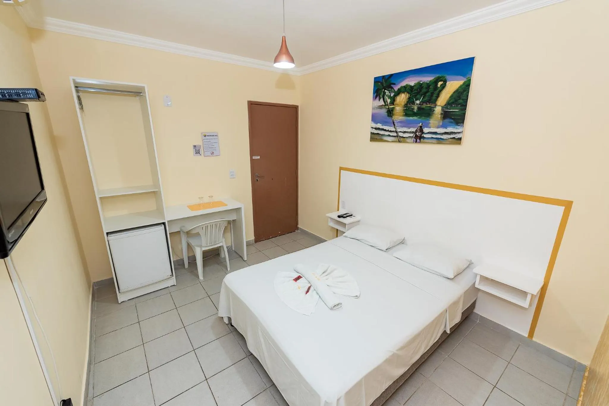 Bed in Pousada Terra do Sol Natal