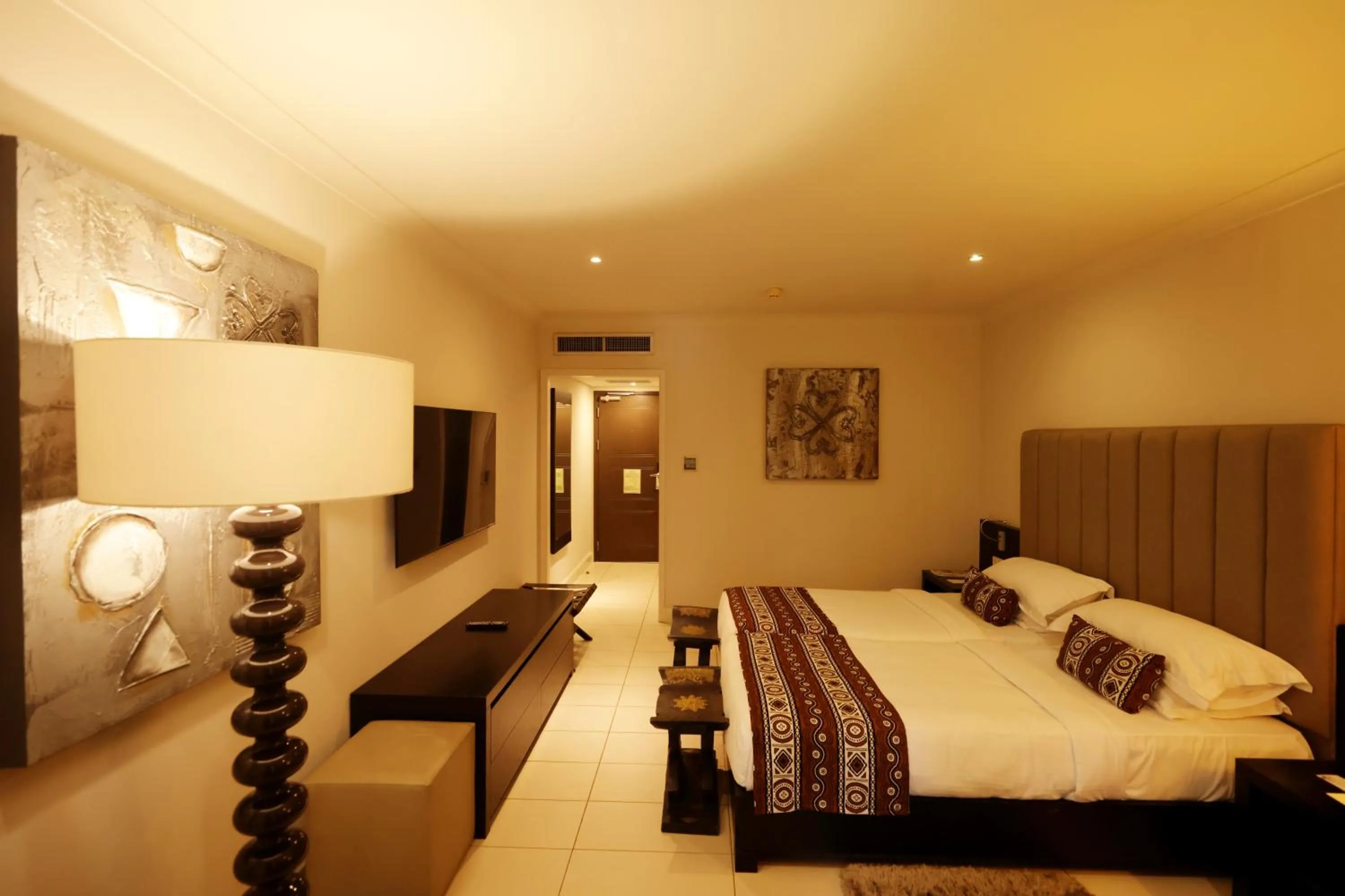 Bedroom in Labadi Beach Hotel