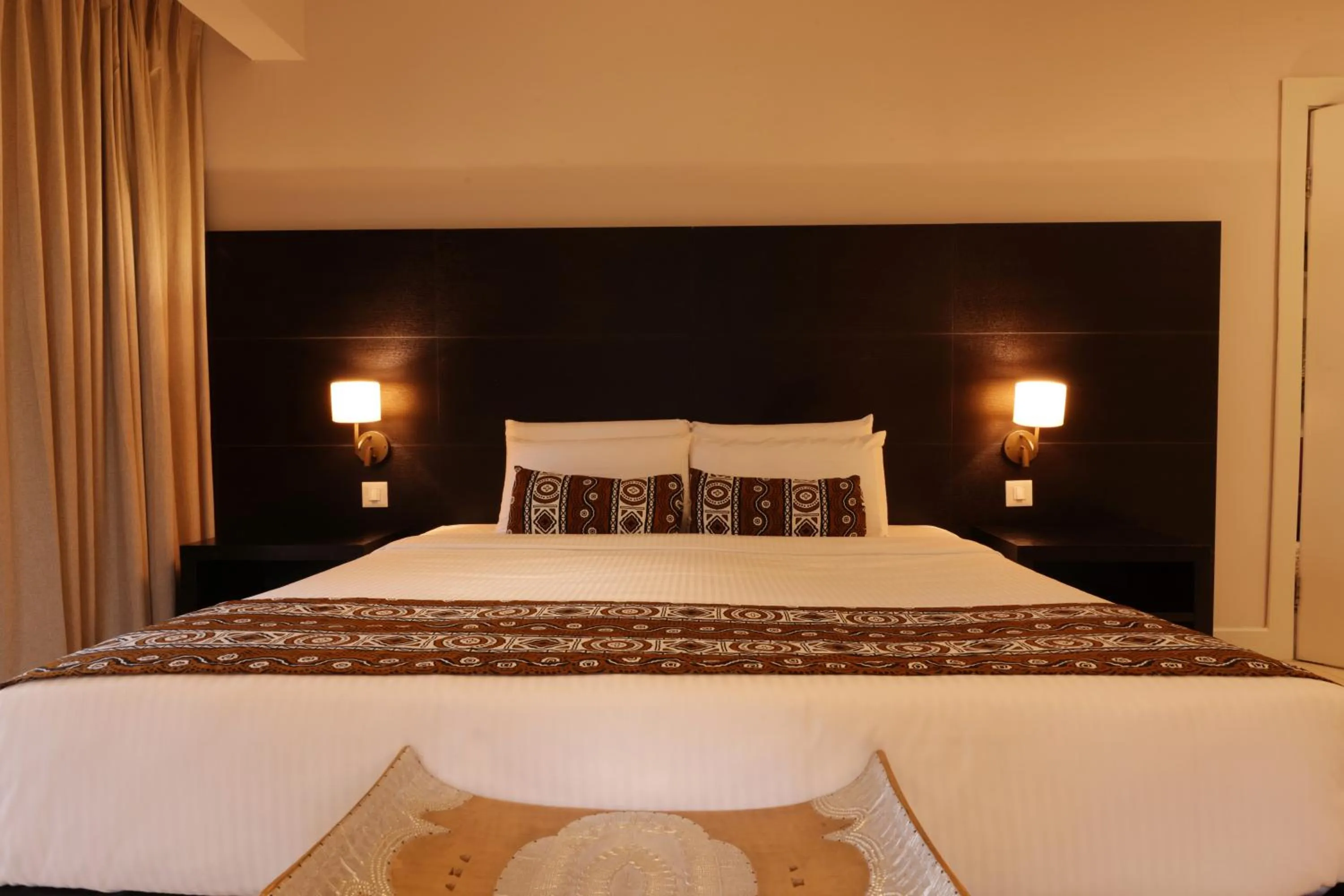 Bed in Labadi Beach Hotel