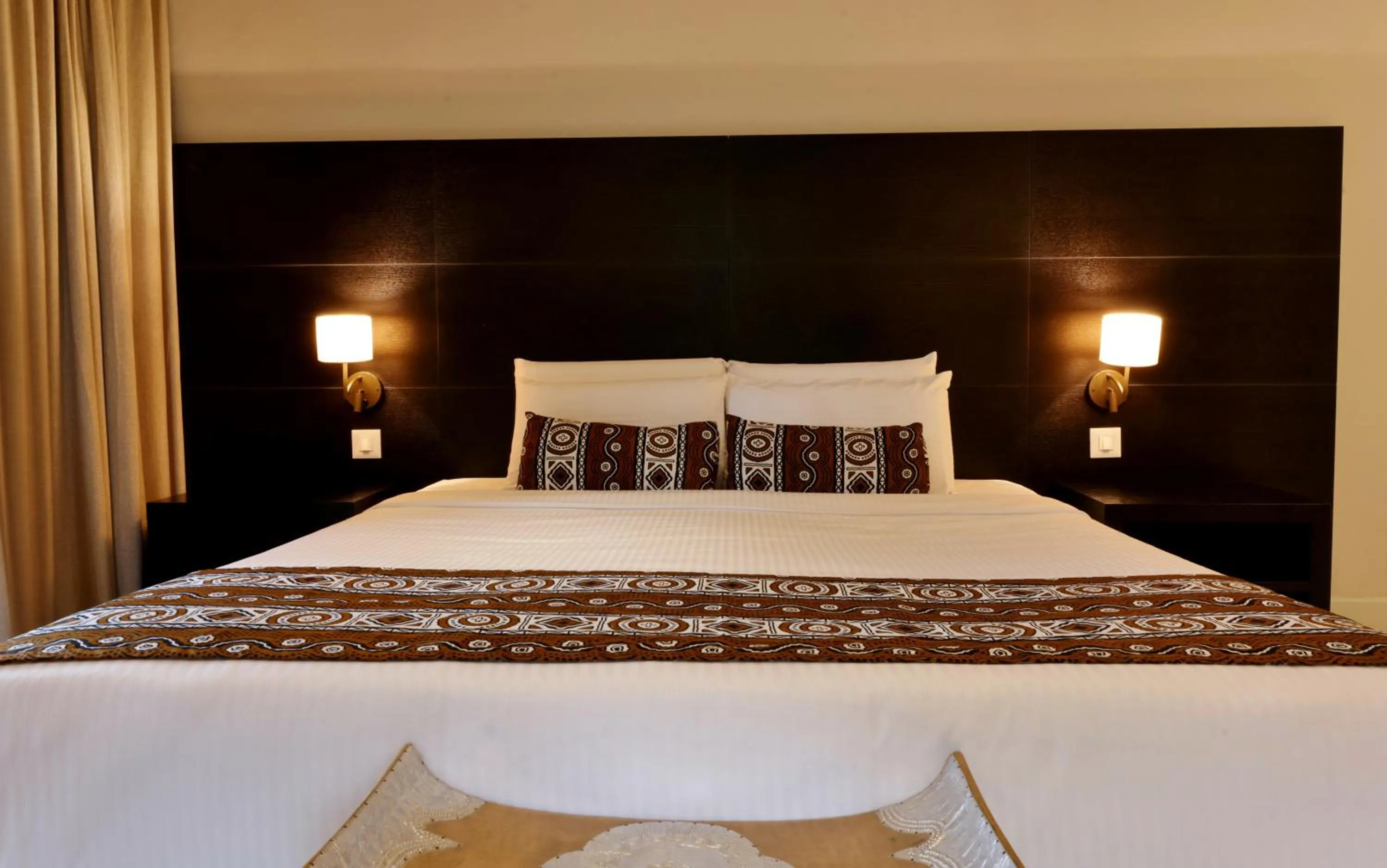 Bed in Labadi Beach Hotel