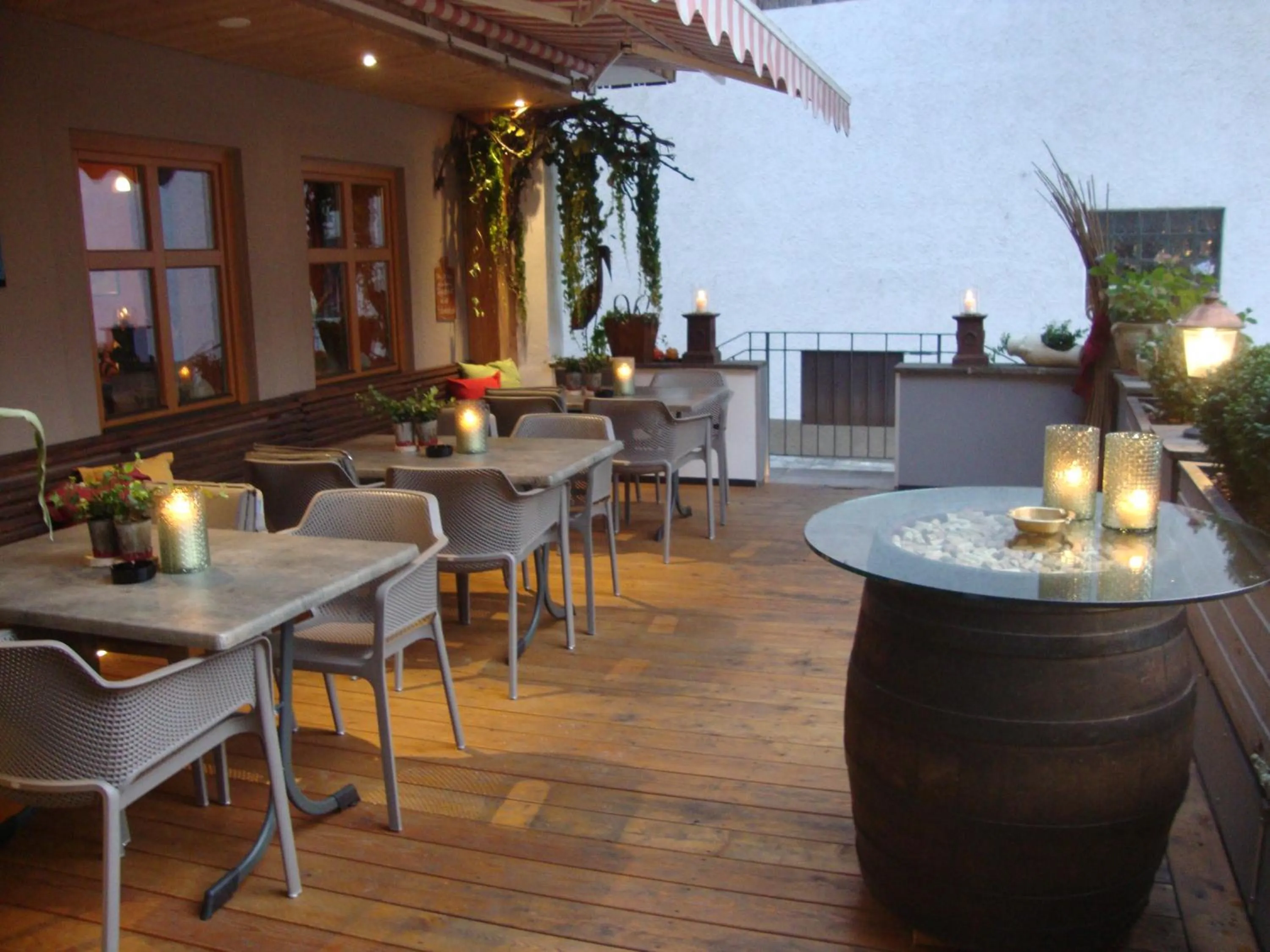 Patio in La Pasta Hotel Restaurant