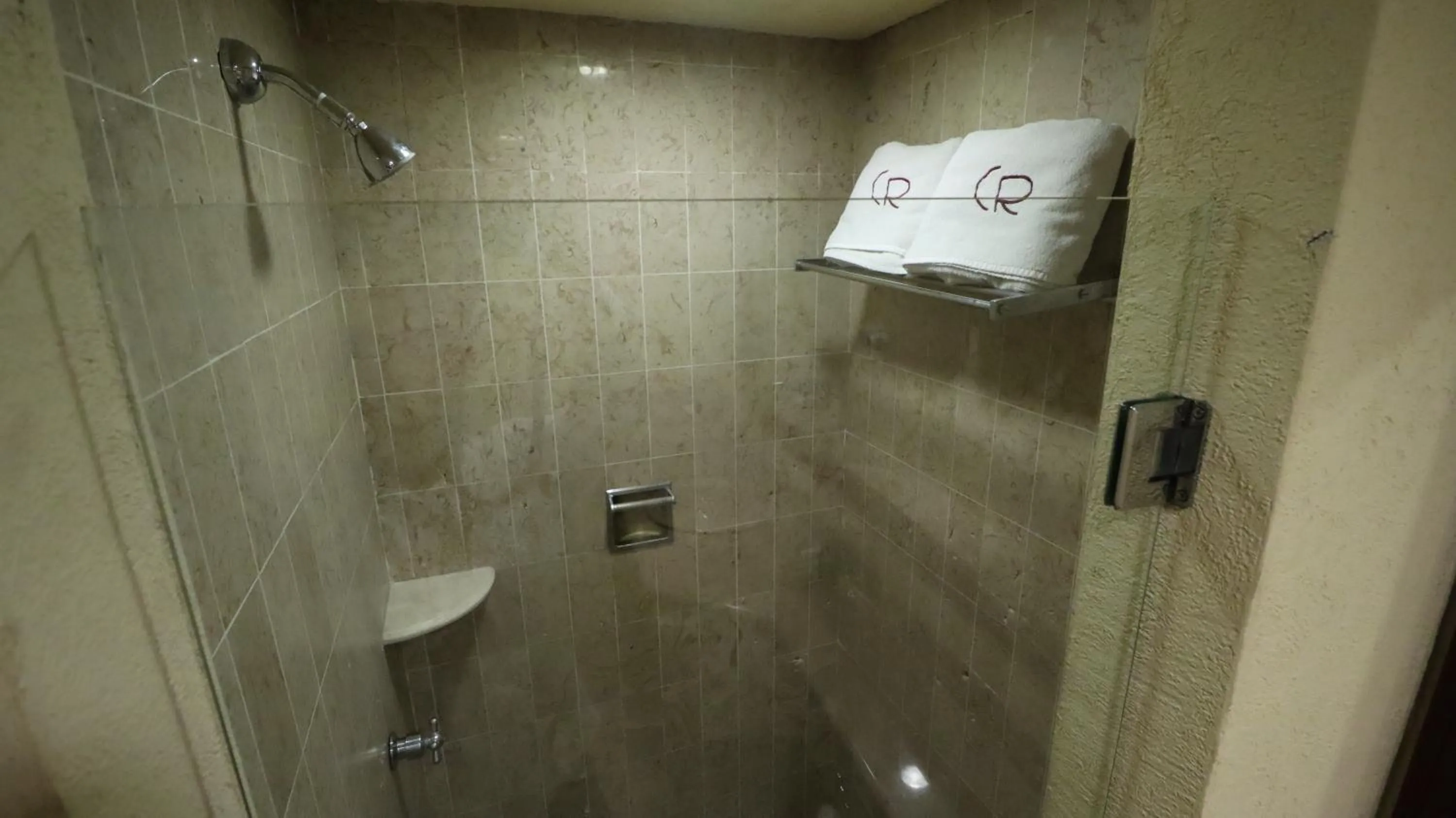 Shower in Hotel Casa Real Tehuacan