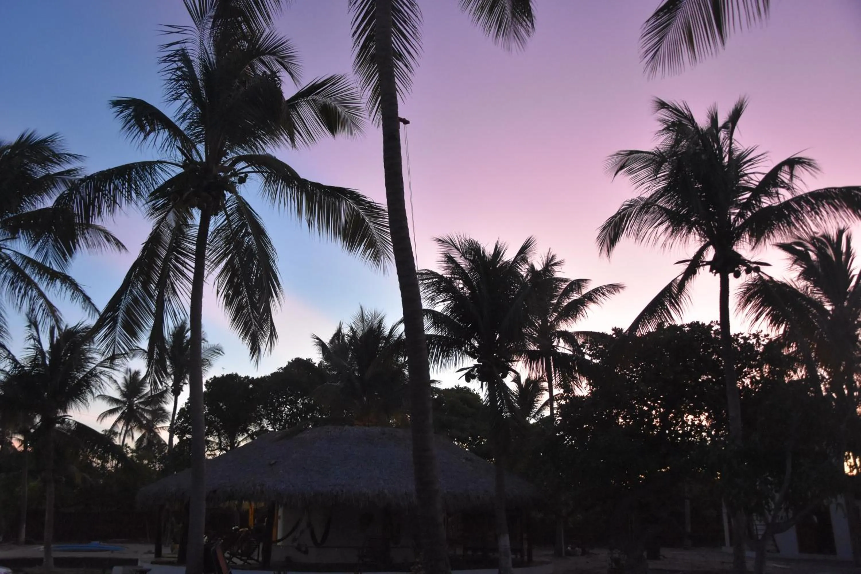 Sunset in Le Marin Hotel Boutique