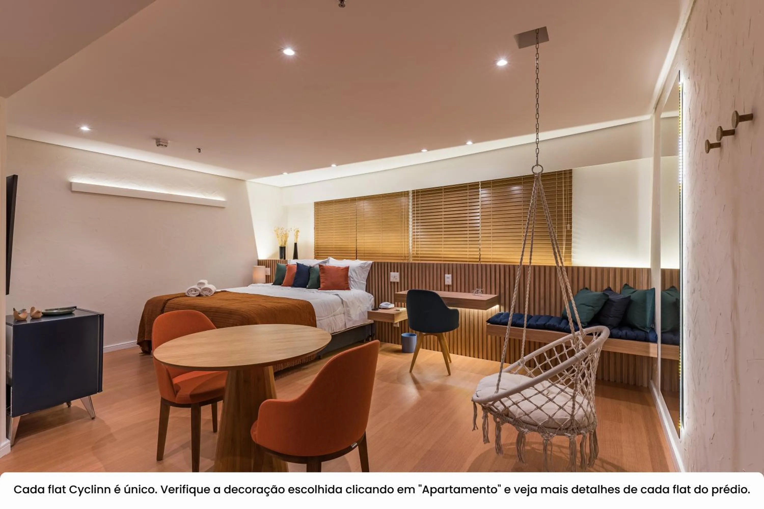 Photo of the whole room in RD Cyclinn Vila Olímpia