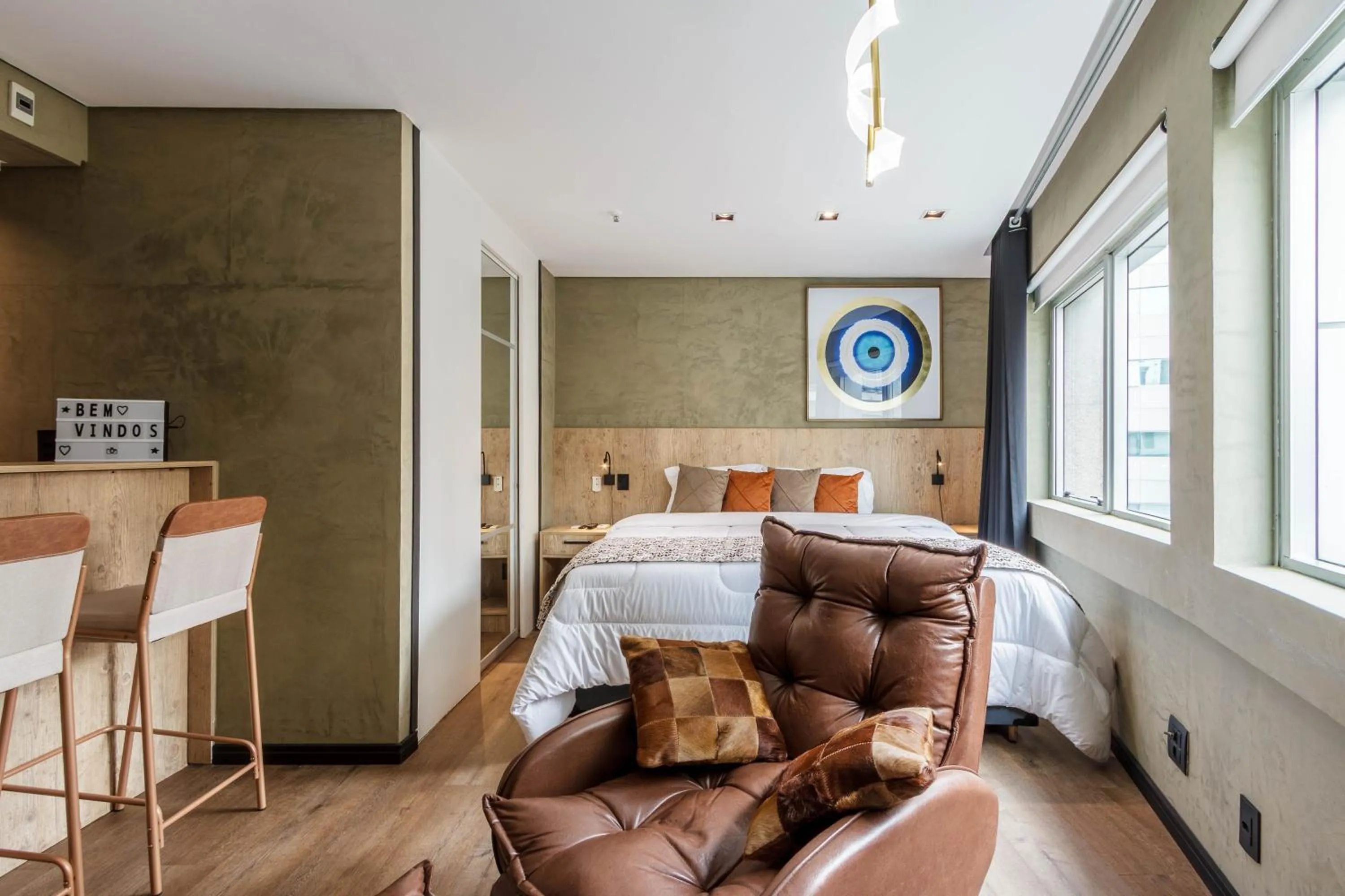 Photo of the whole room, Bed in RD Cyclinn Vila Olímpia