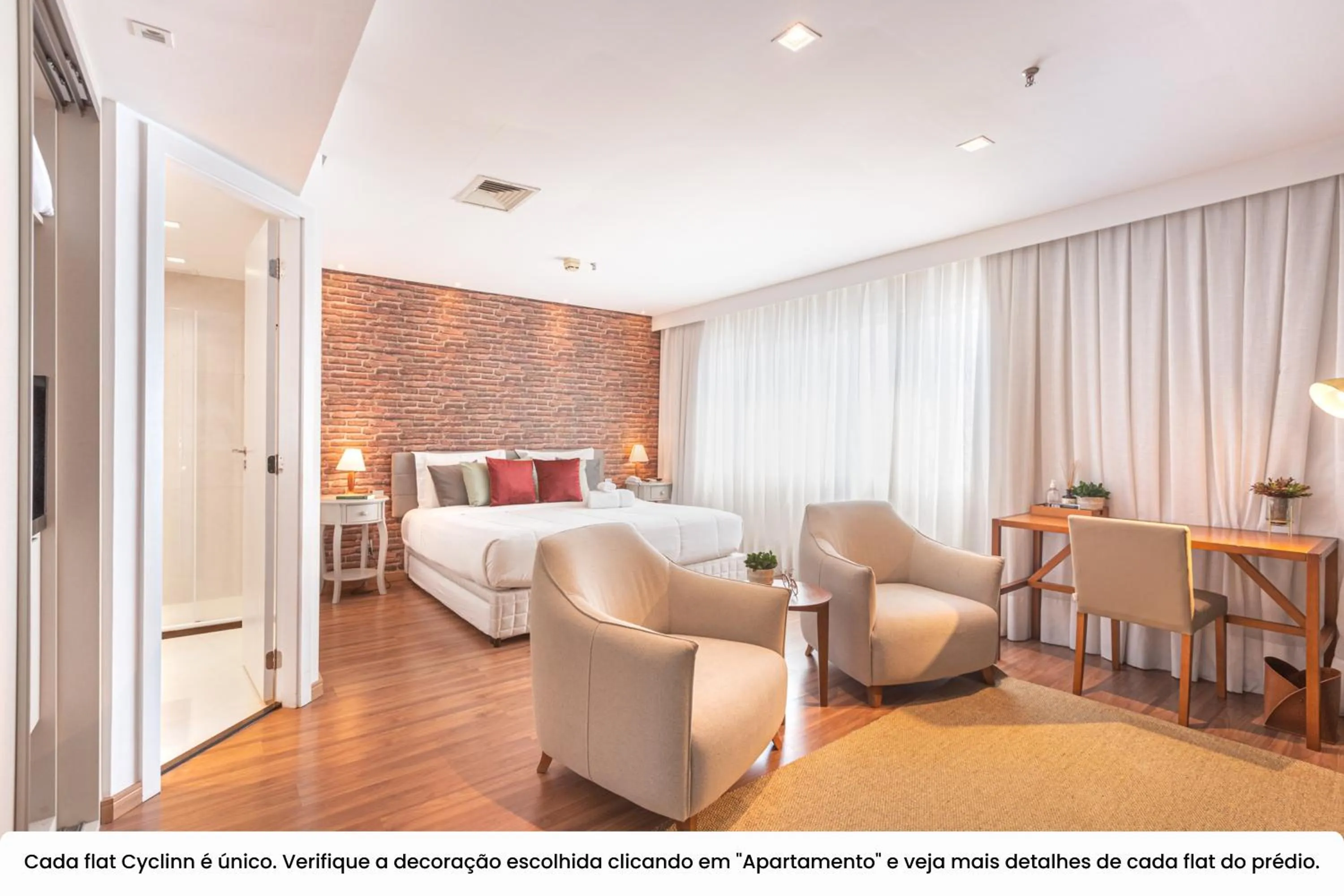 Photo of the whole room, Bed in RD Cyclinn Vila Olímpia