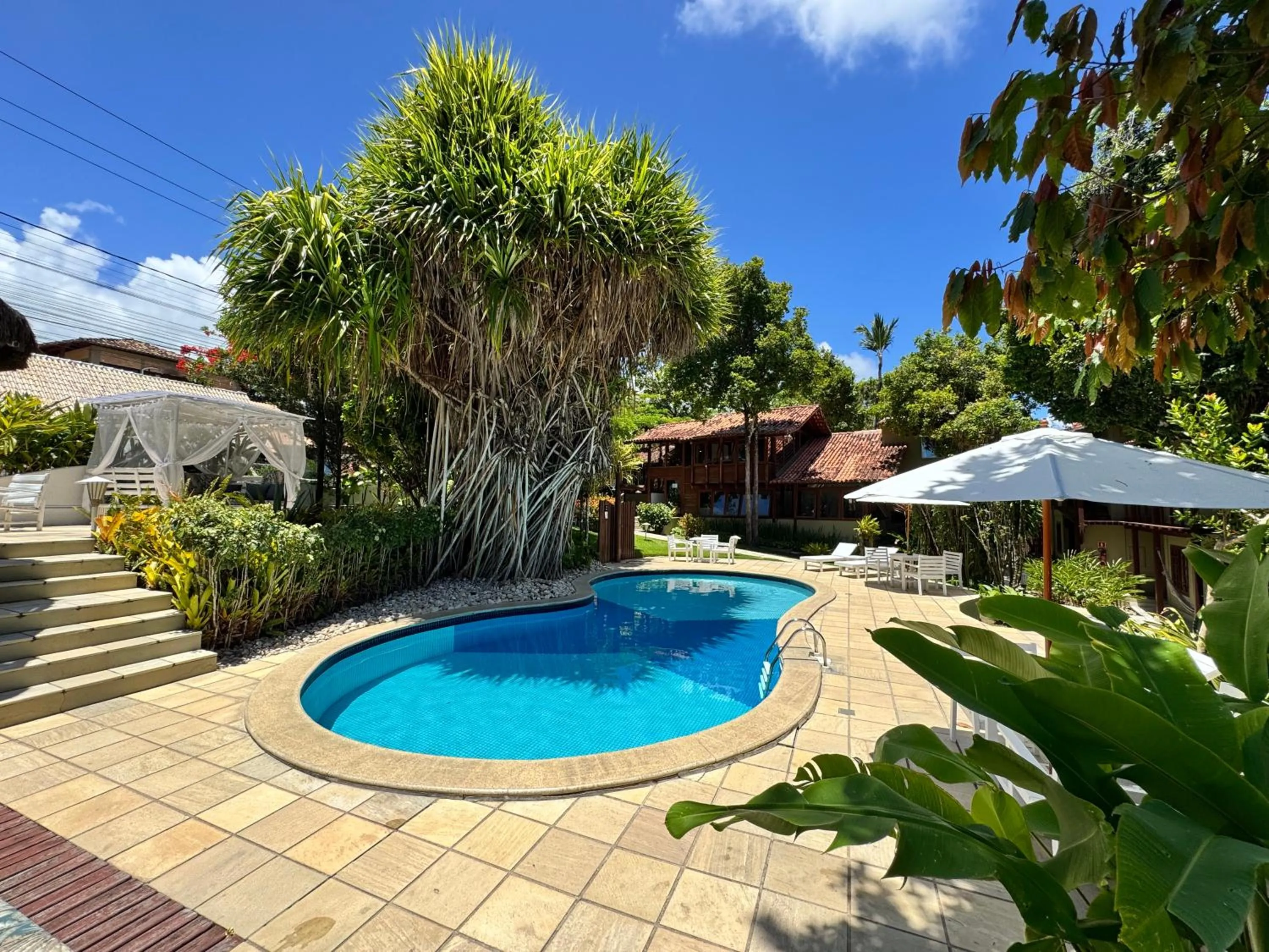 Swimming pool in Pousada Coisa e Tao