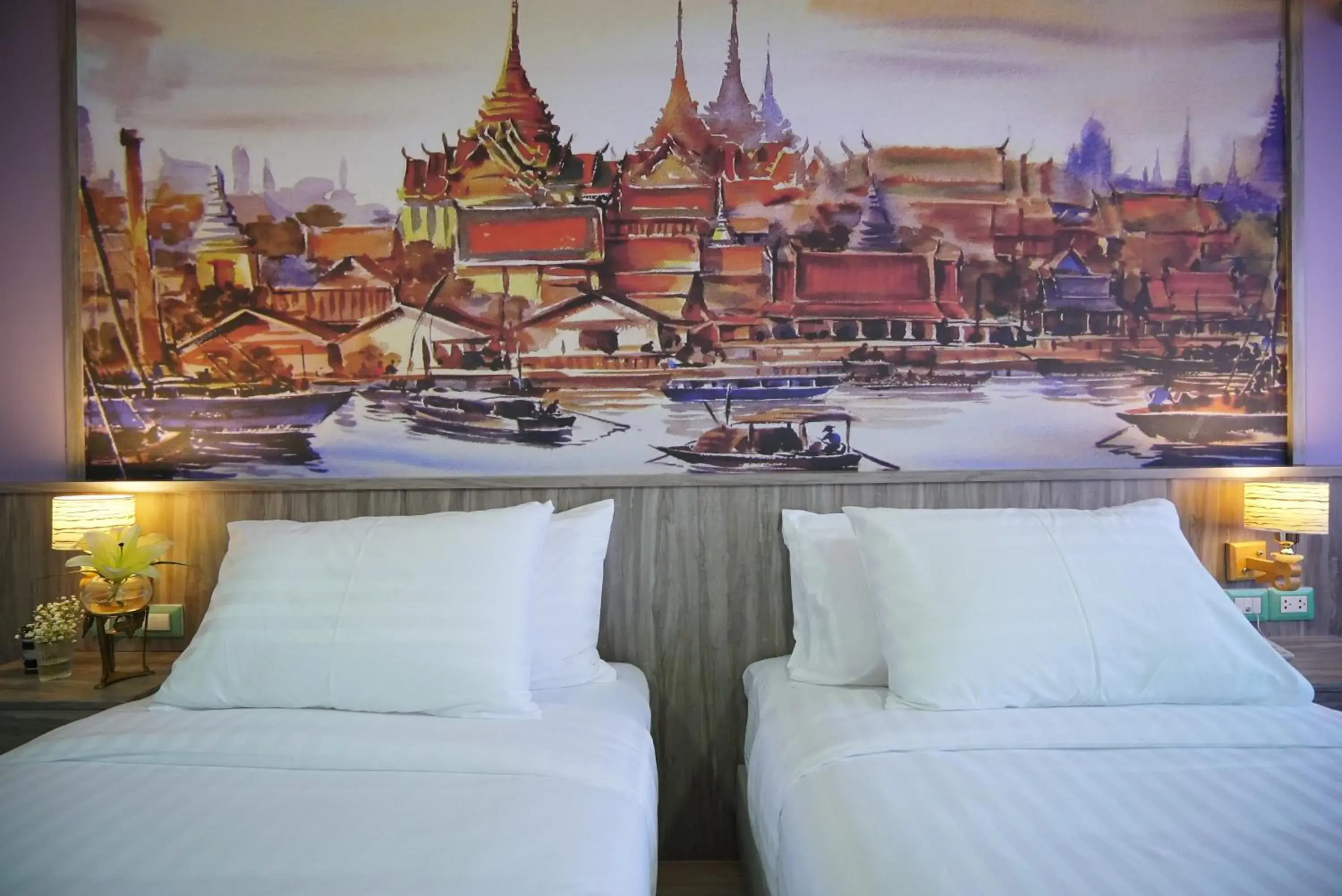 Standard Twin Room with Sofa in The Qube fifty Hotel Standard Twin Room with Sofa in The Qube fifty Hotel