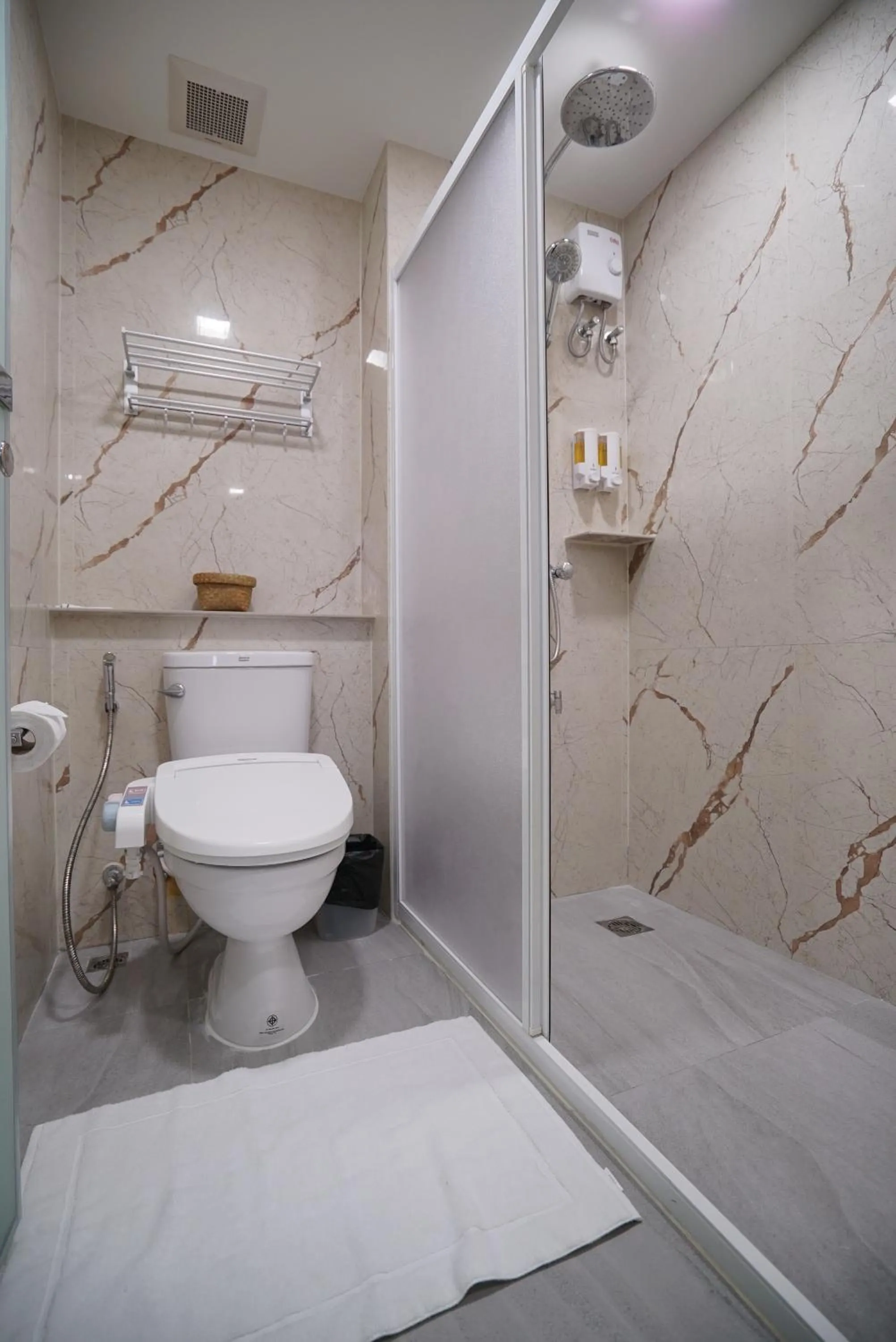 Bathroom in The Qube fifty Hotel