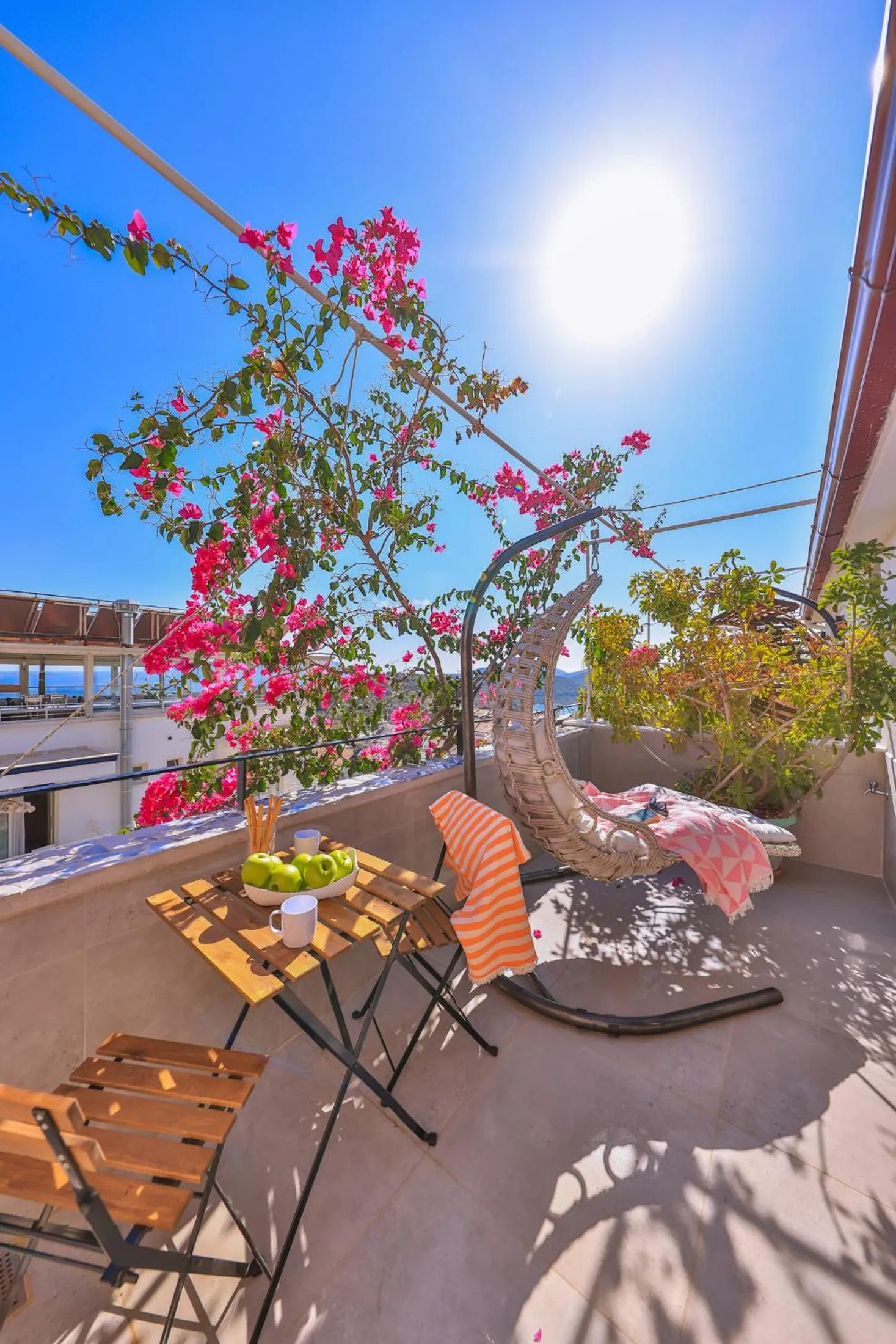 Balcony/Terrace in Aphrodite Hotel Kaş