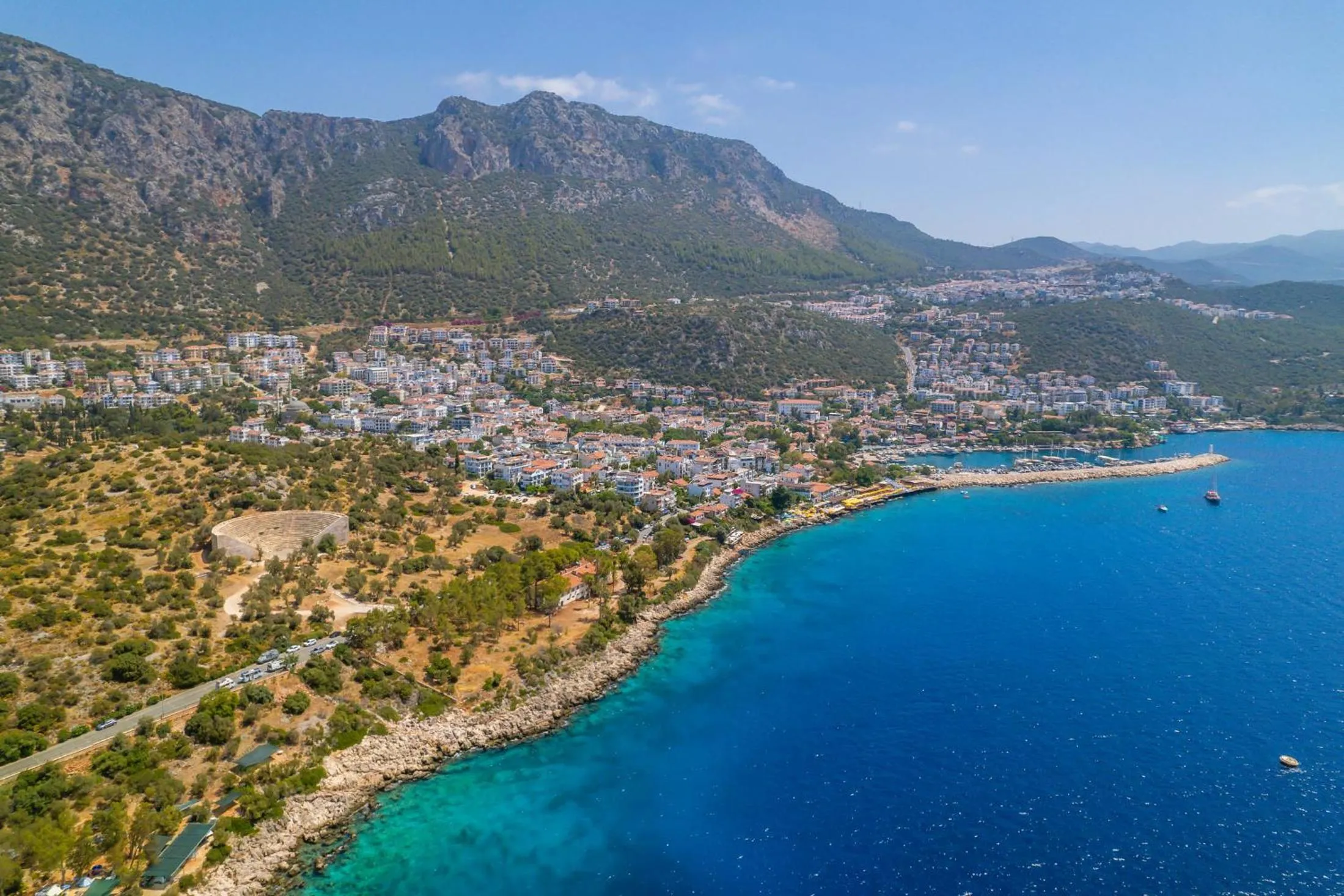 City view in Aphrodite Hotel Kaş