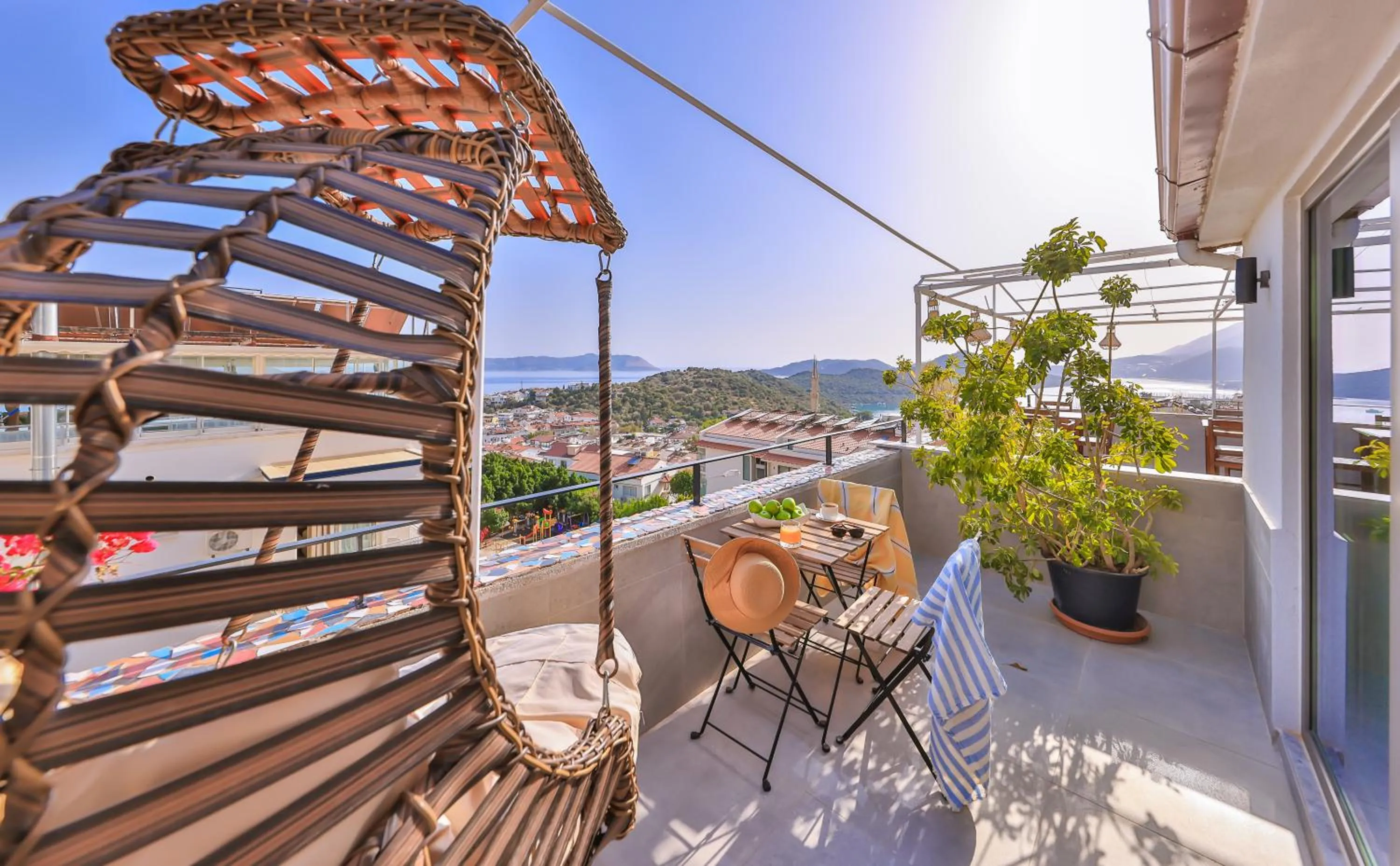 Balcony/Terrace in Aphrodite Hotel Kaş