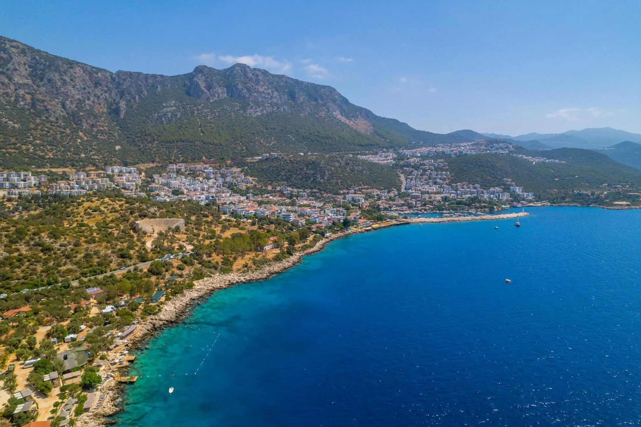 City view in Aphrodite Hotel Kaş
