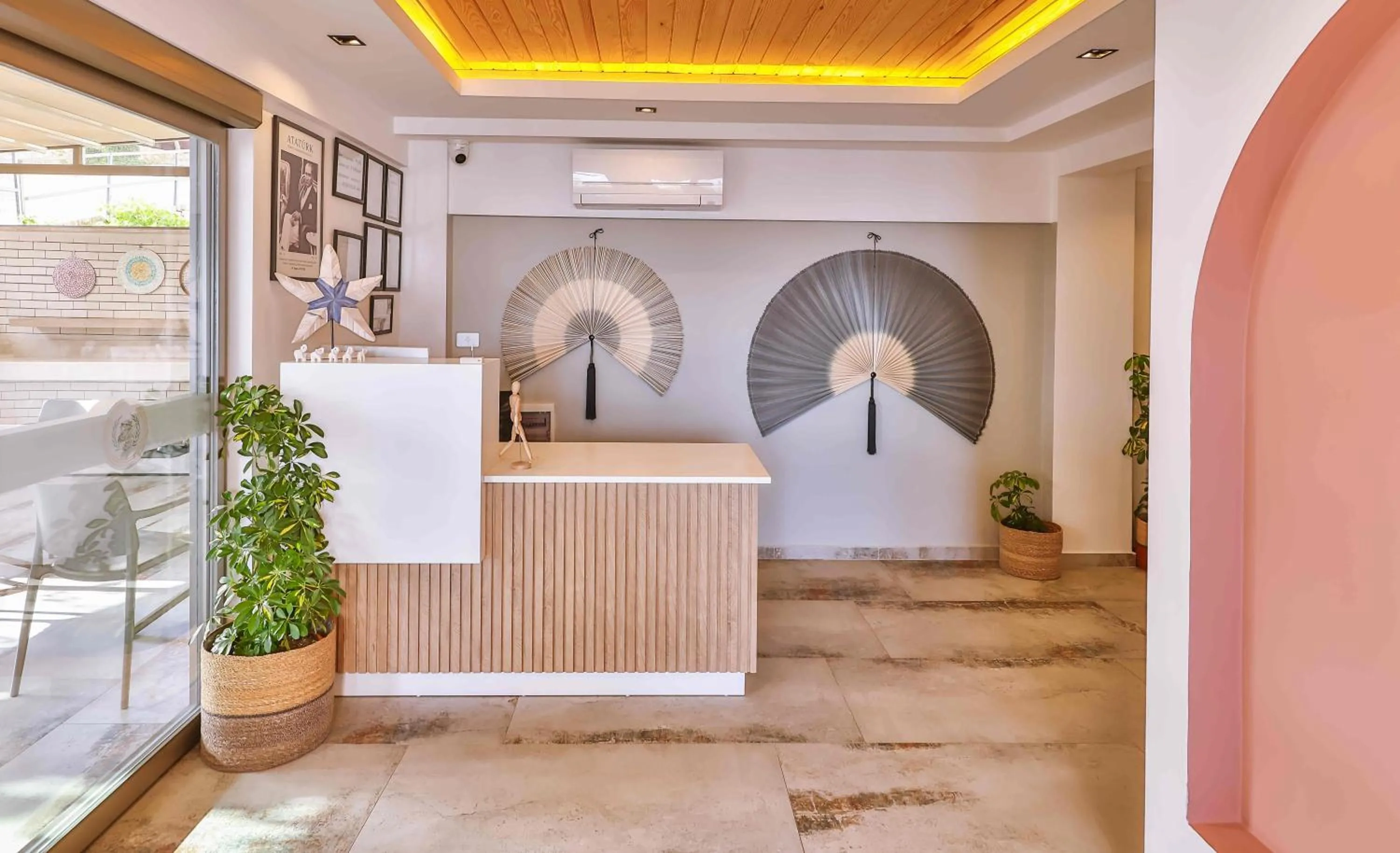 Lobby or reception in Aphrodite Hotel Kaş