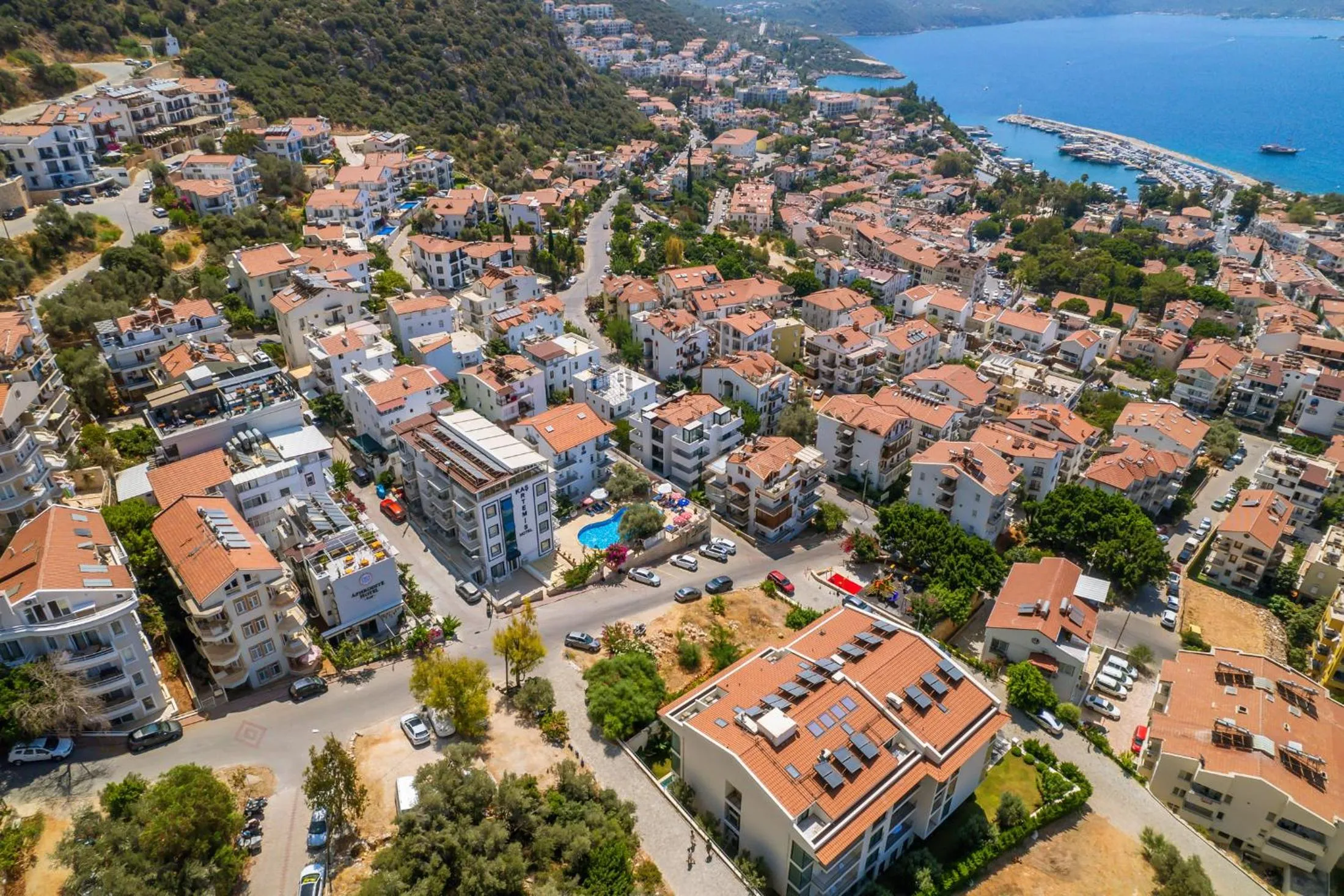 City view in Aphrodite Hotel Kaş