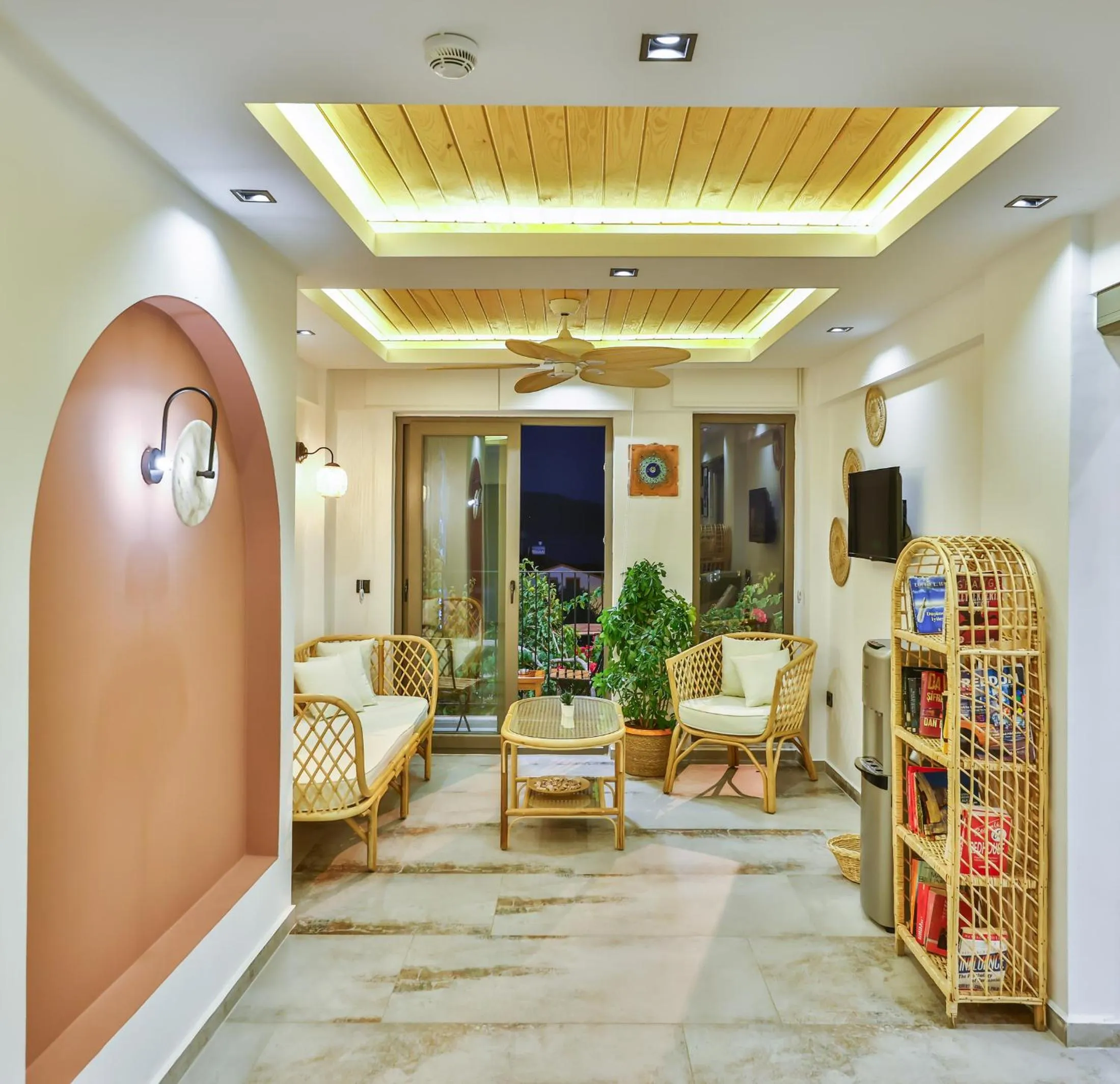 Lobby or reception in Aphrodite Hotel Kaş