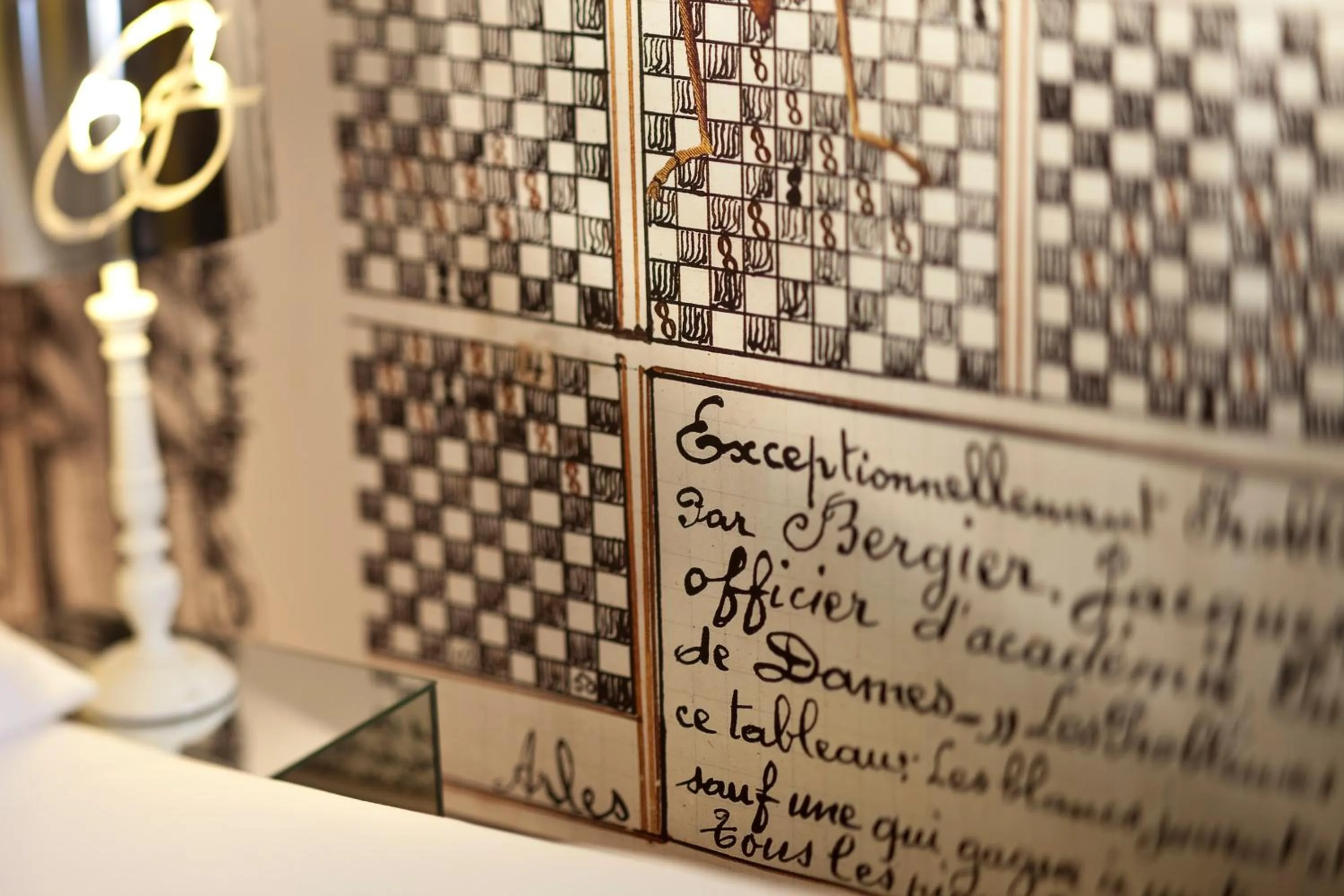 Decorative detail in Hôtel Le Bellechasse Saint-Germain