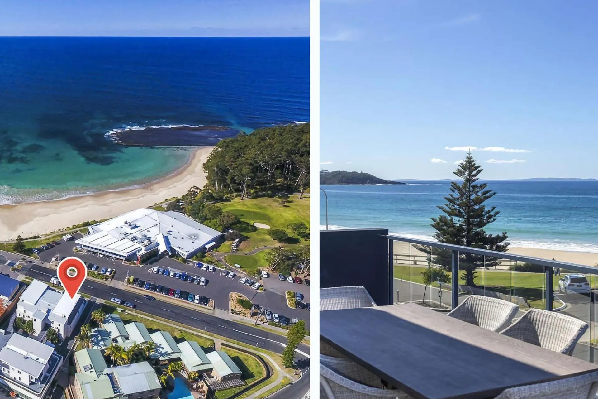 Natural landscape in Mollymook Luxury Beachfront Apartment 10