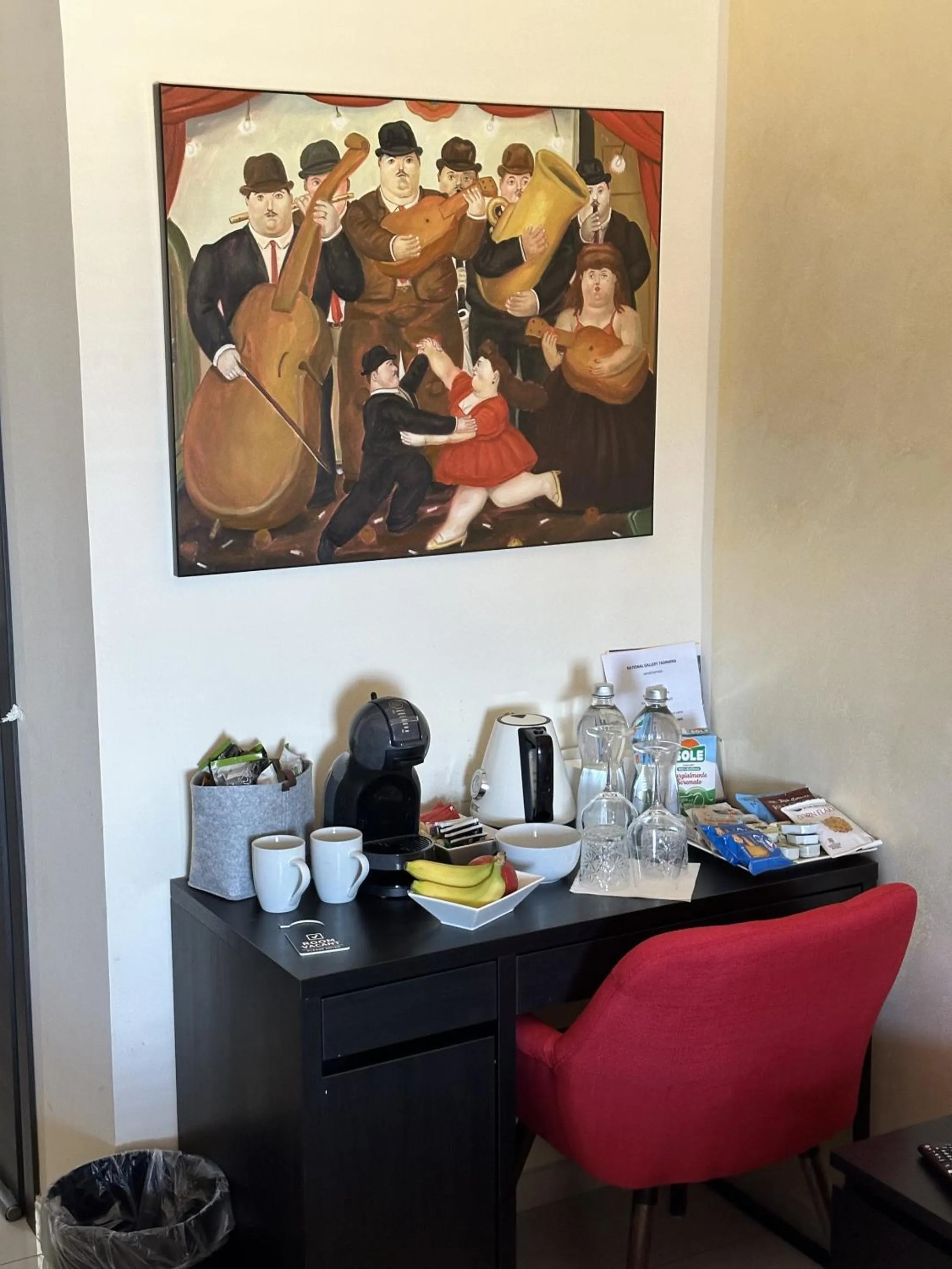 Bedroom in National Gallery Taormina B&B