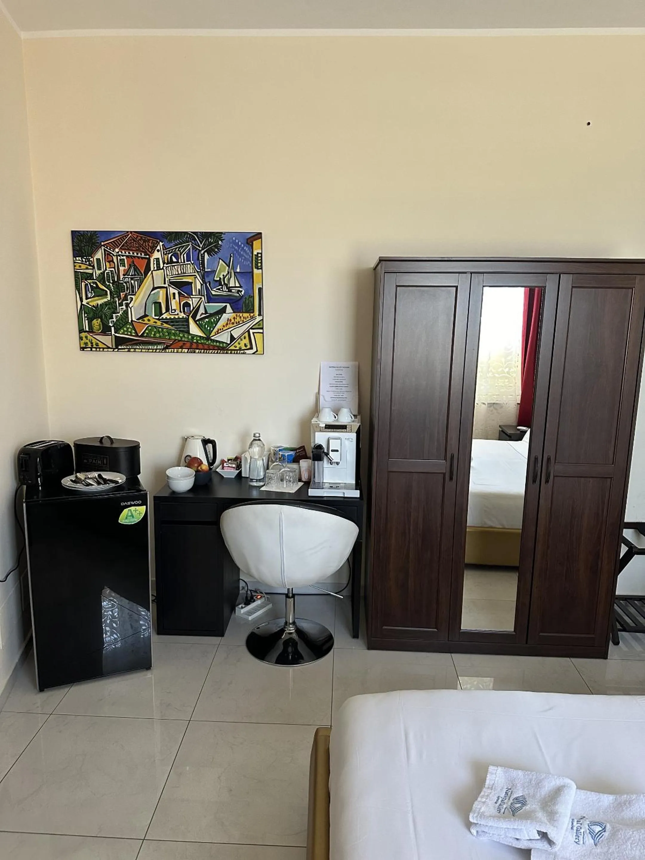 Bedroom in National Gallery Taormina B&B