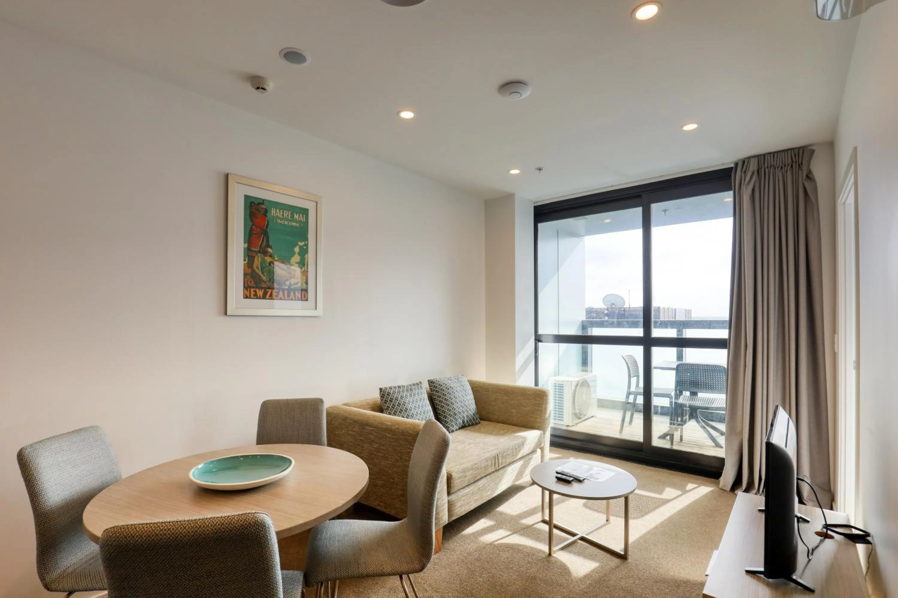 Living room in Ramada Suites By Wyndham Victoria Street West