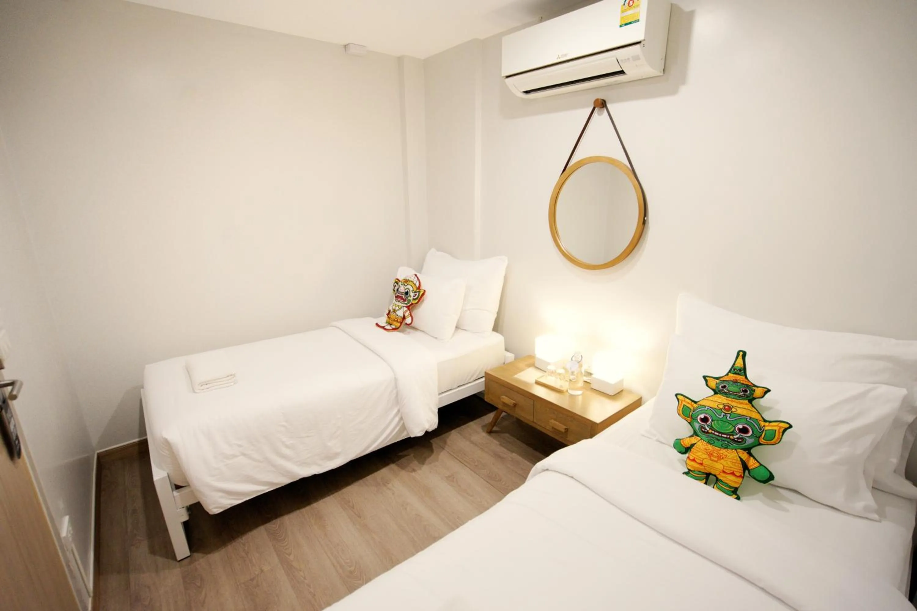 Bed in YAKTHAI POSHTEL