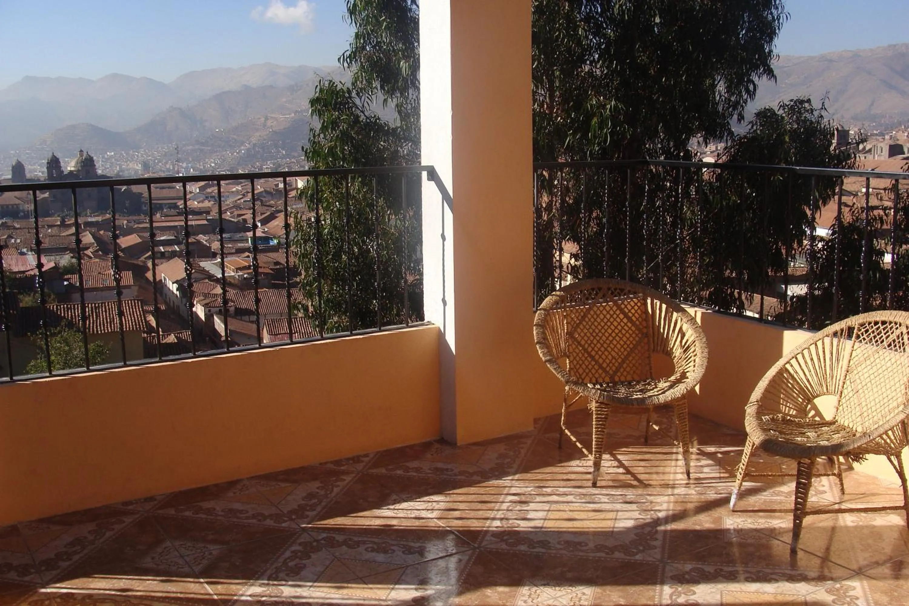 Balcony/Terrace in Hostal Qolqampata
