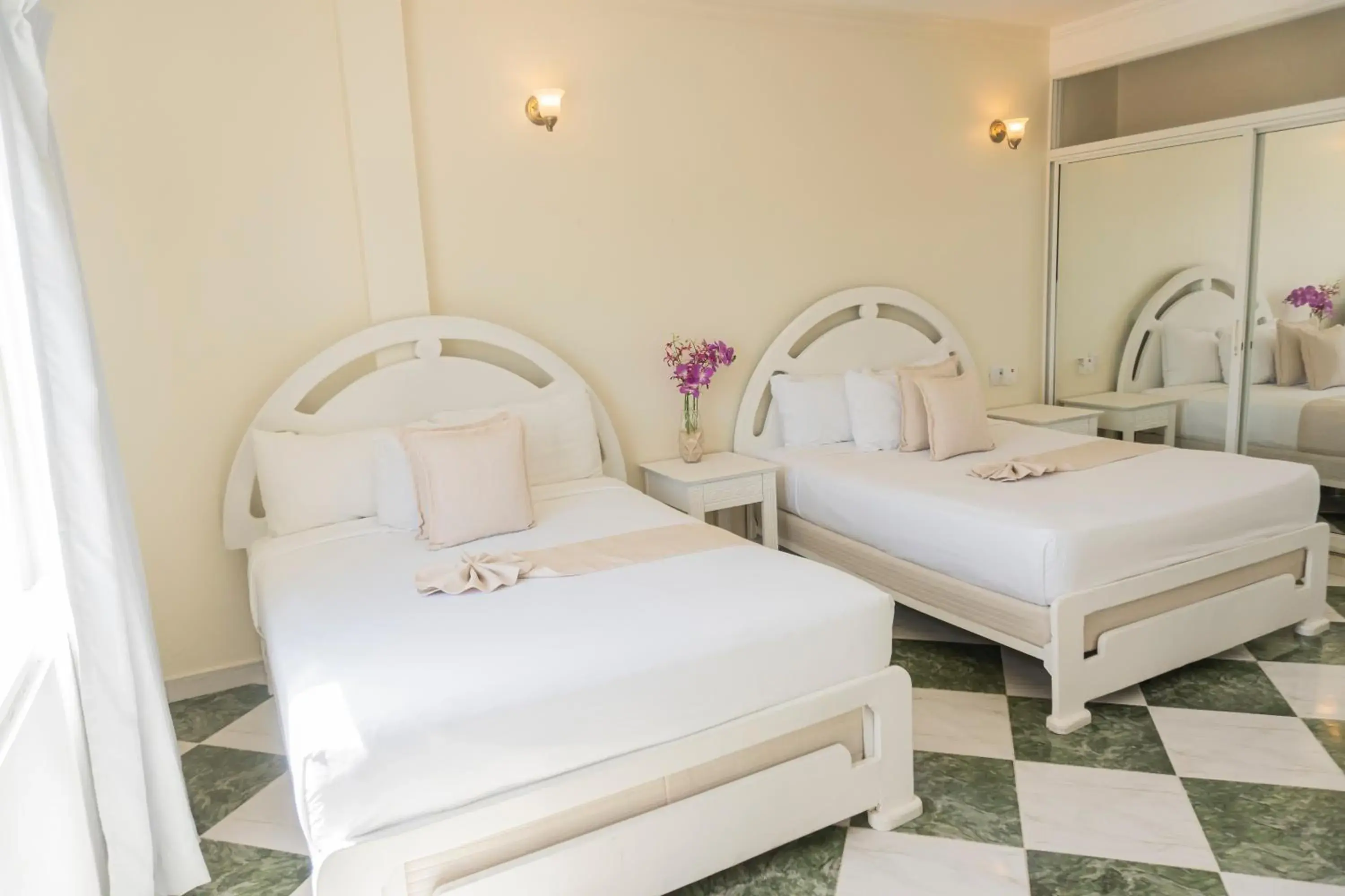 Bed in Green Coast Hotel Bed in Green Coast Hotel