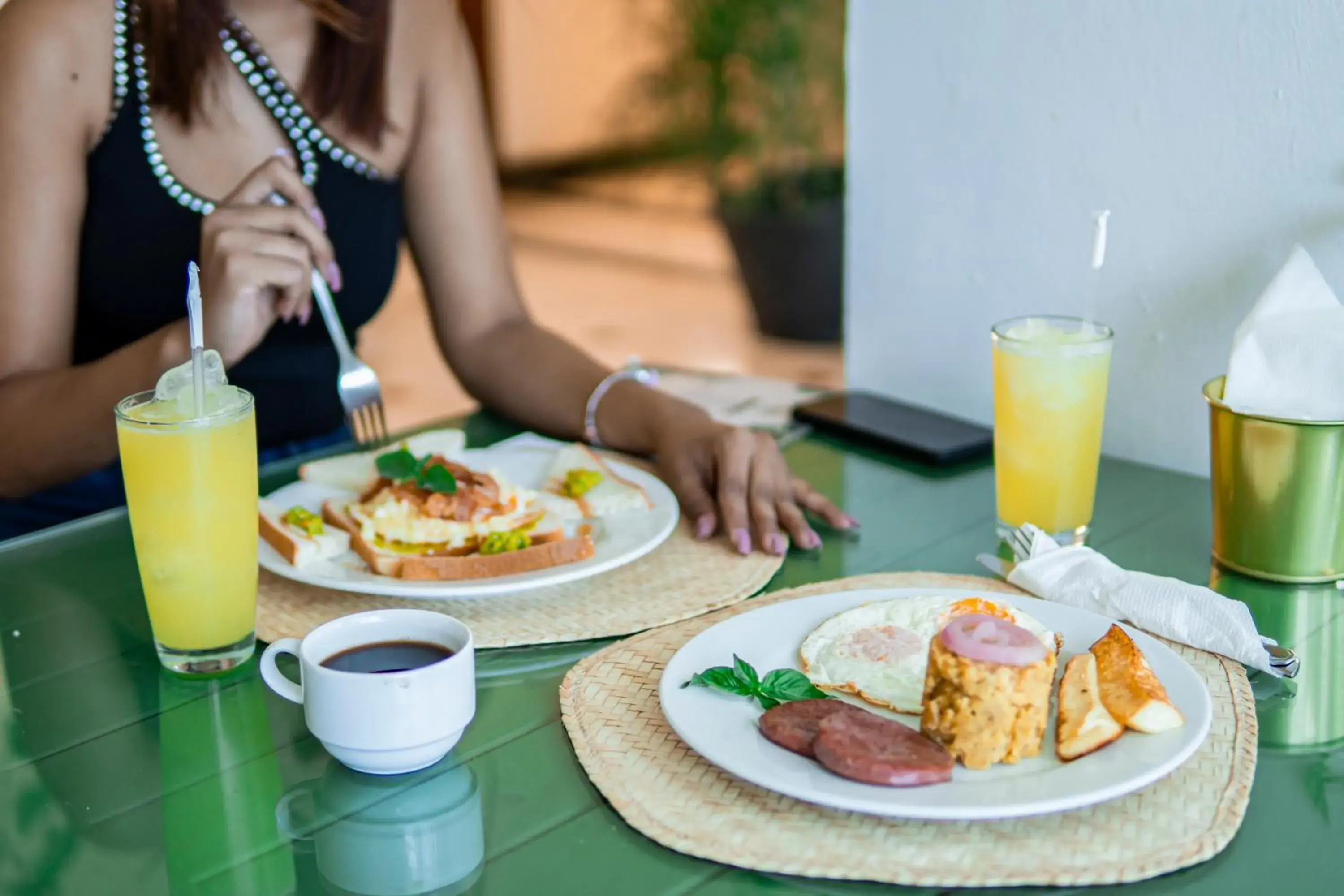 Breakfast in Green Coast Hotel Breakfast in Green Coast Hotel