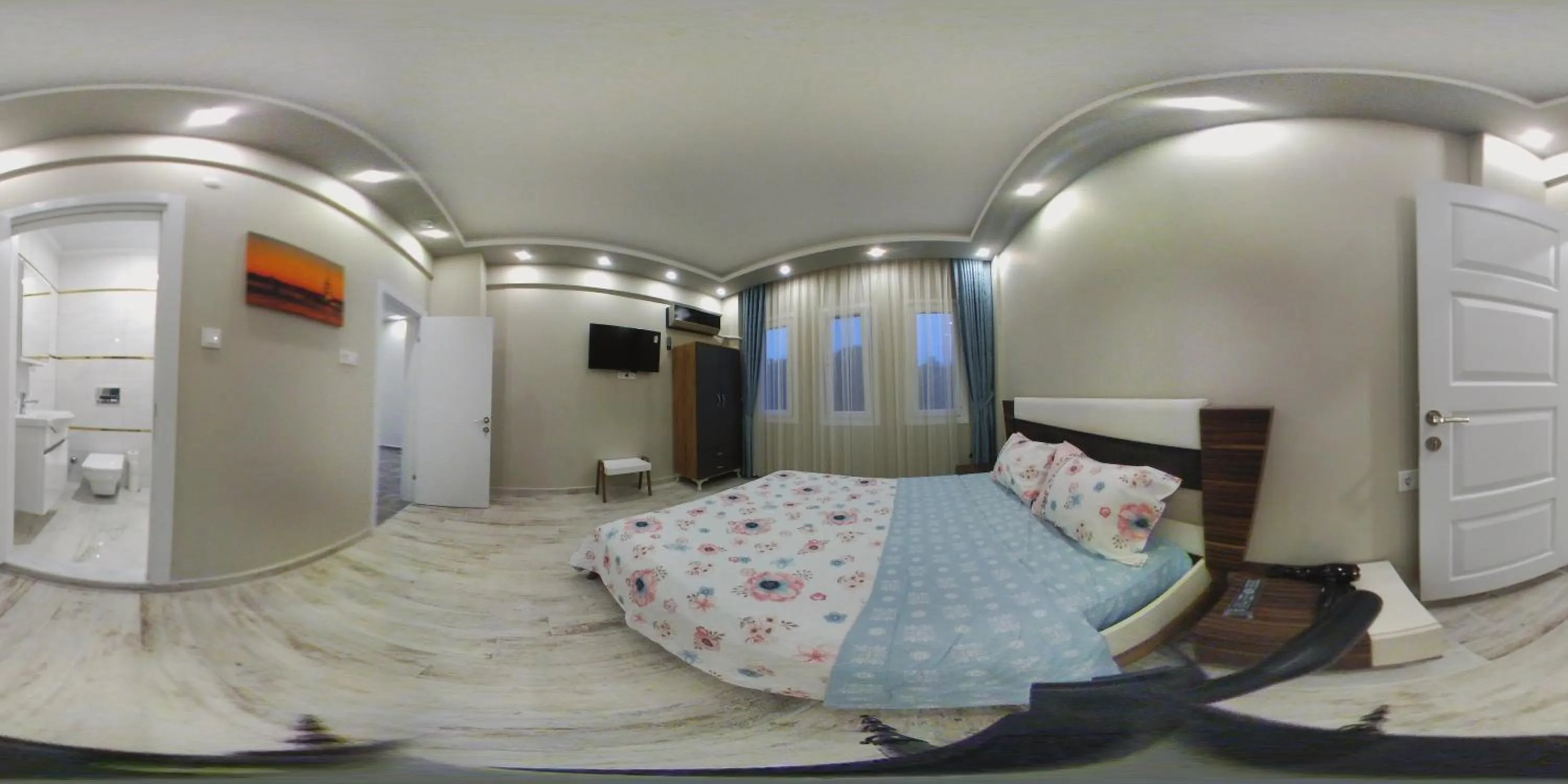 Bed in PASHA APART~BOUTİQUE HOTEL/YALOVA
