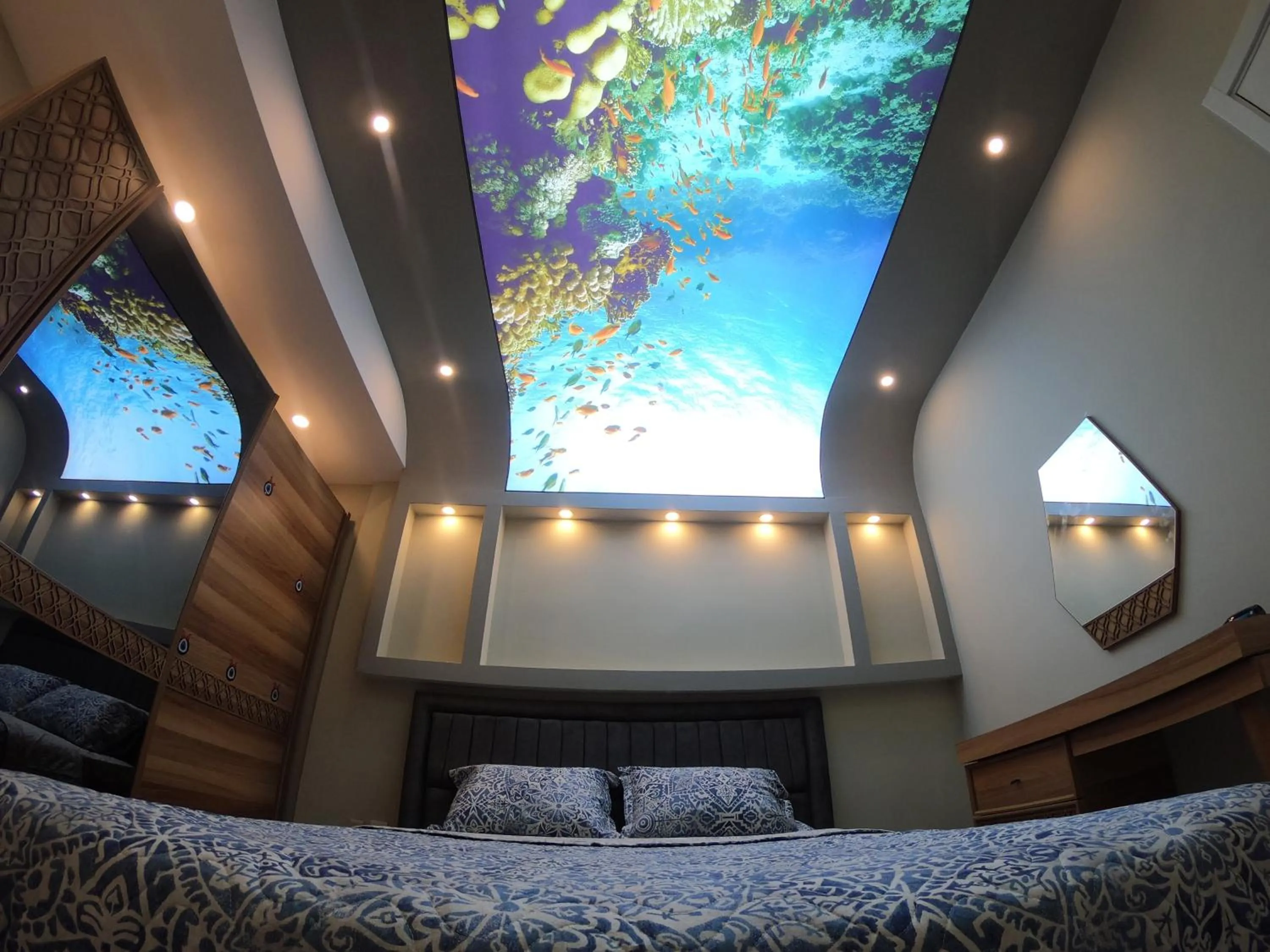 Bed in PASHA APART~BOUTİQUE HOTEL/YALOVA