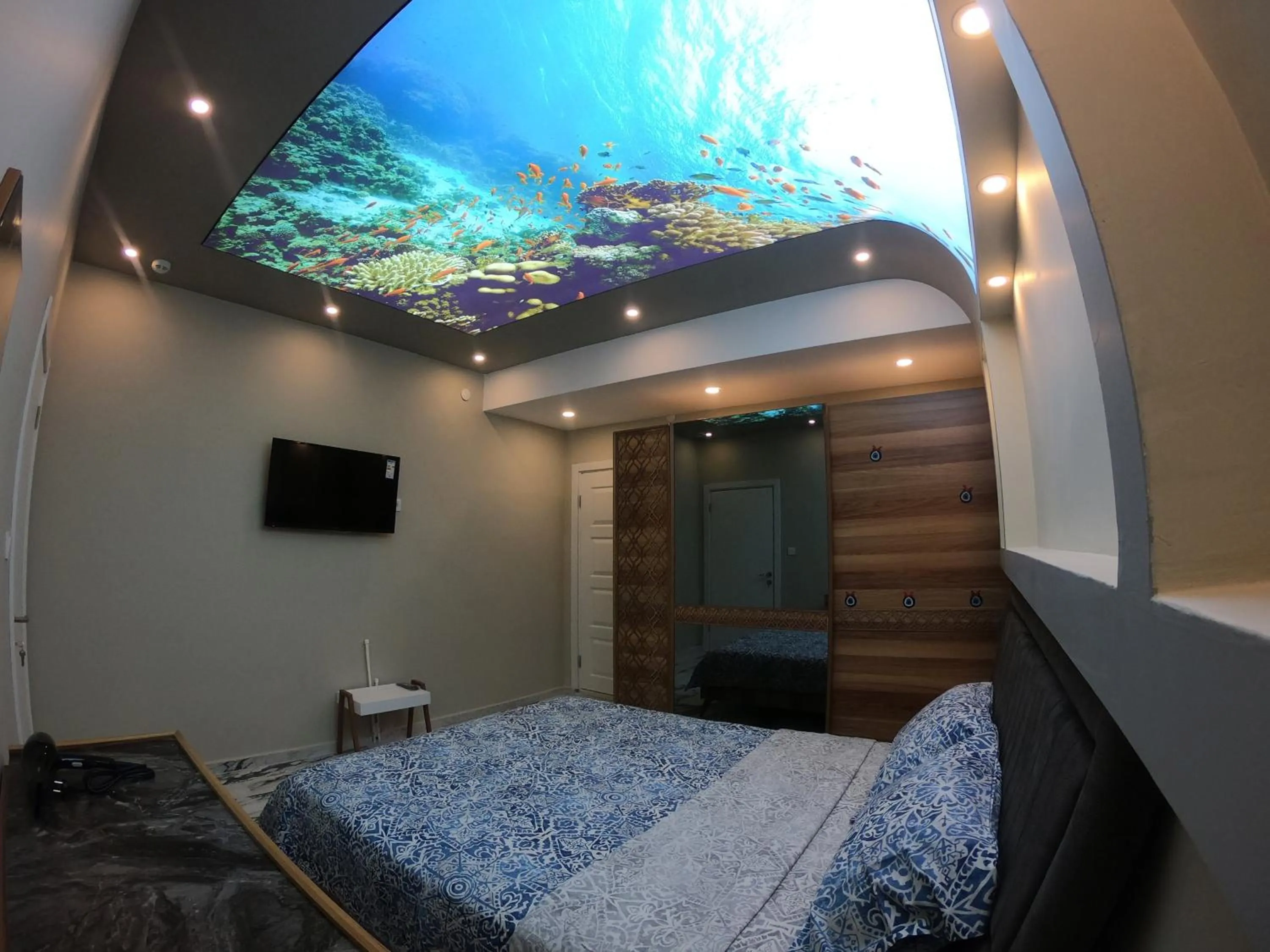 Bed in PASHA APART~BOUTİQUE HOTEL/YALOVA