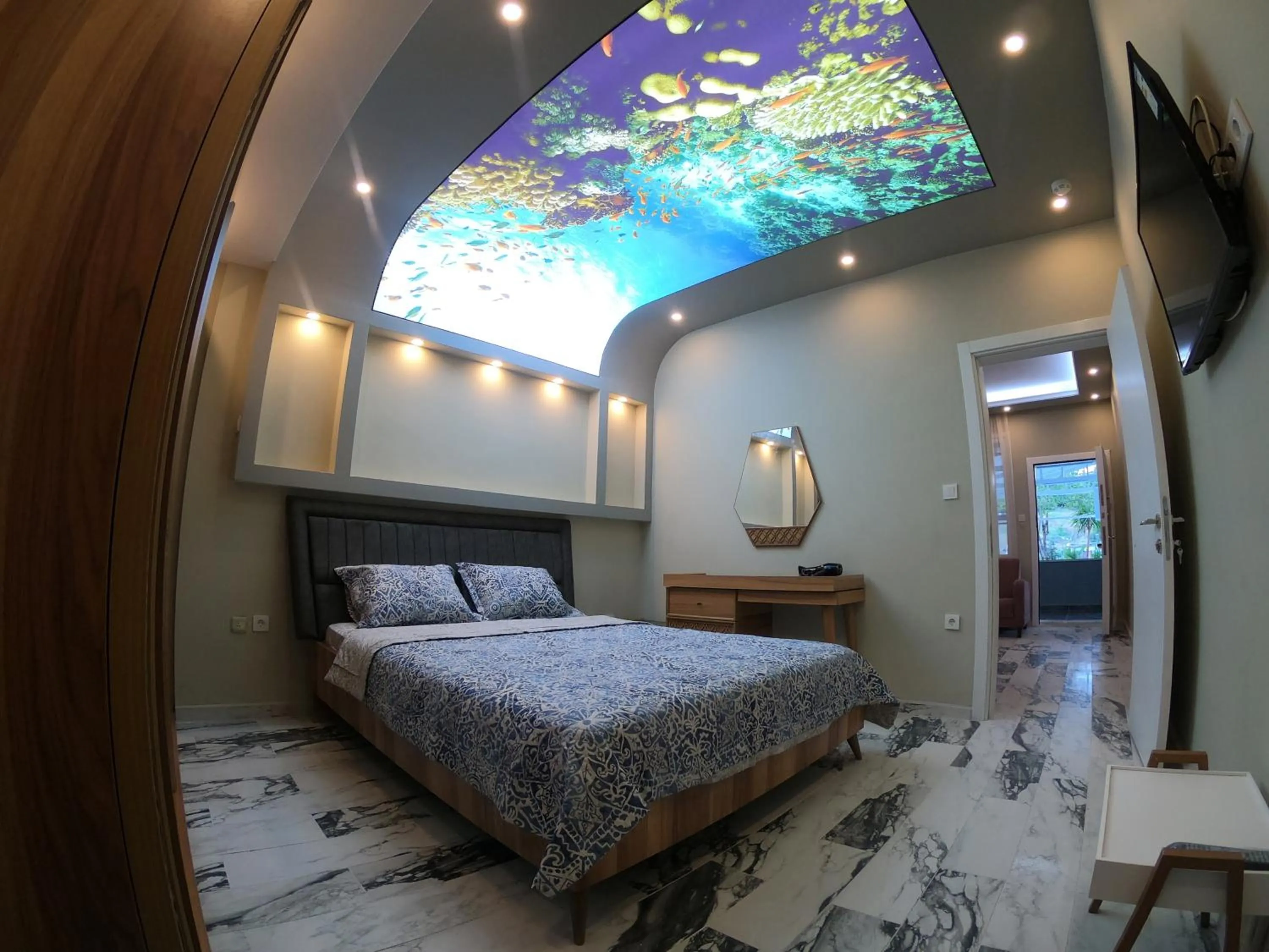 Bed in PASHA APART~BOUTİQUE HOTEL/YALOVA