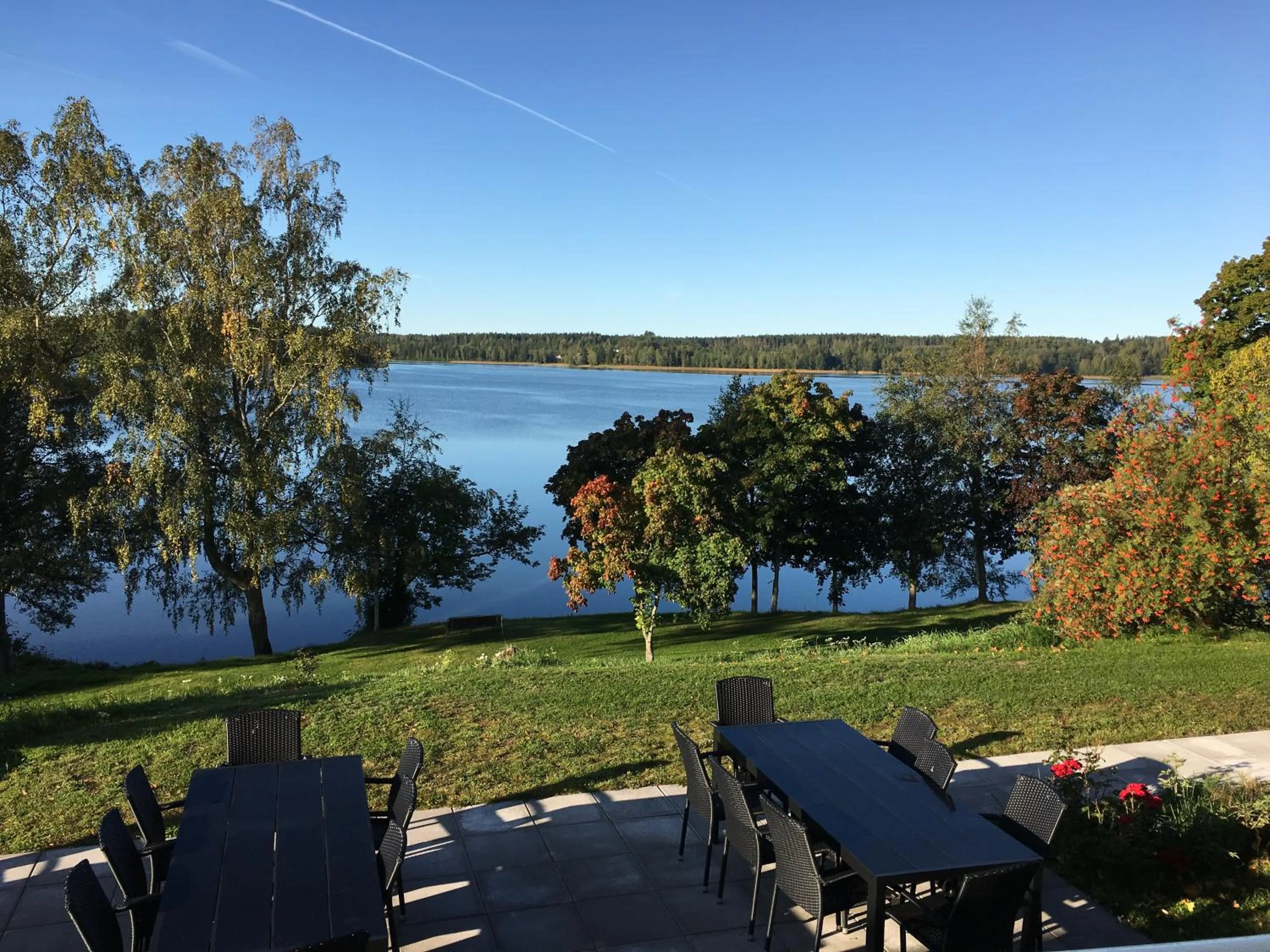 Patio in Labbnäs Semesterhem, Radhuset