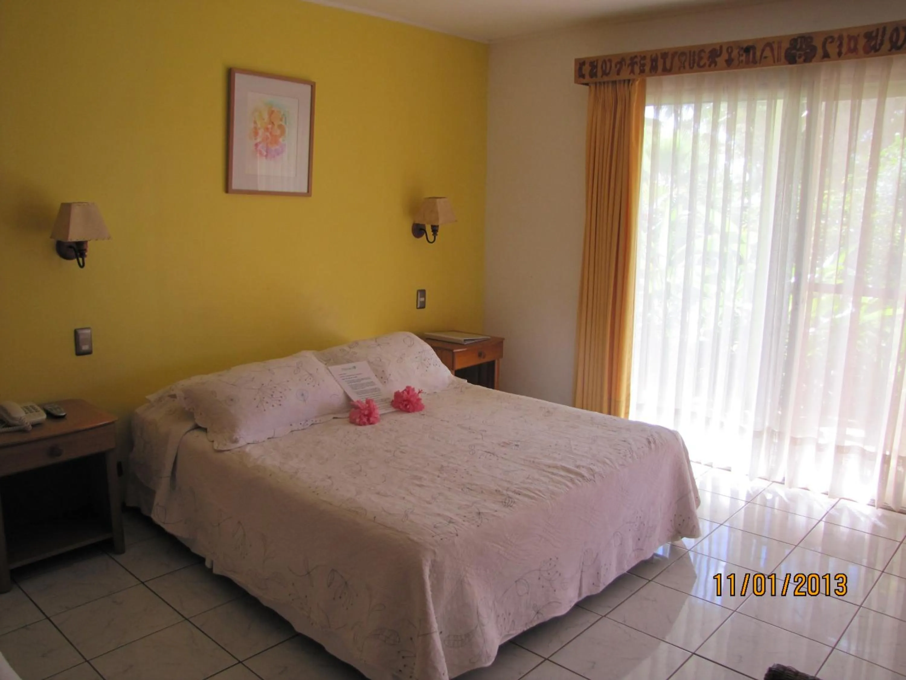 Bed in Hotel Manutara