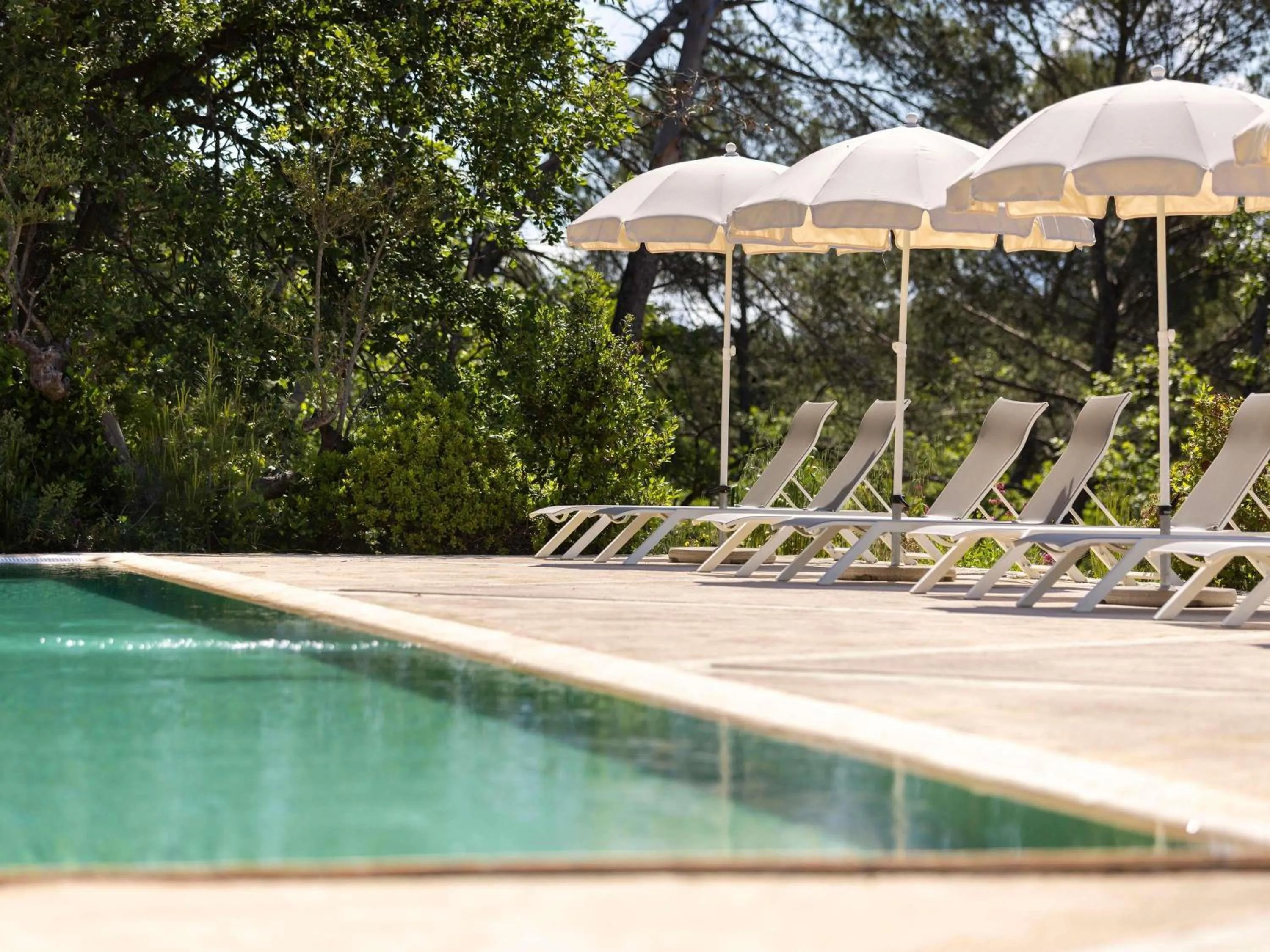 Pool view in Mercure Brignoles Golf de Barbaroux & Spa