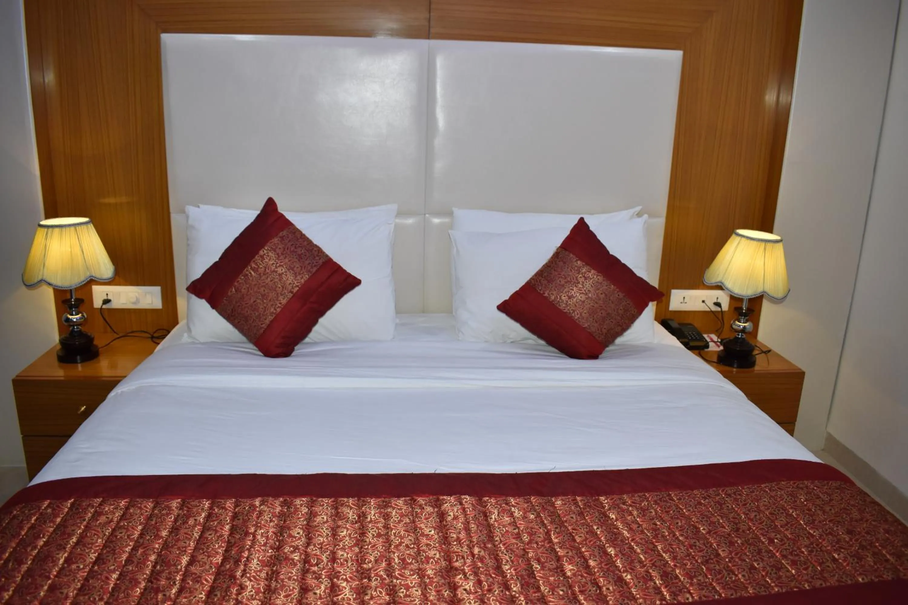 Bed in HOTEL ANAND INTERNATIONAL