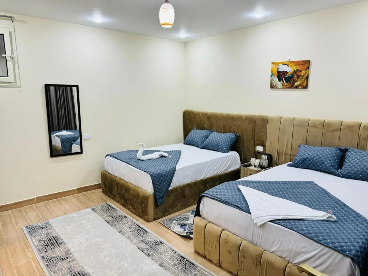 Quadruple Room with Bathroom - single occupancy in Sphinx palace pyramids view inn Quadruple Room with Bathroom - single occupancy in Sphinx palace pyramids view inn