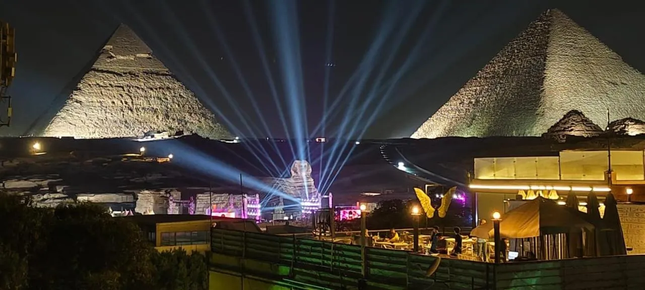 Sphinx palace pyramids view inn