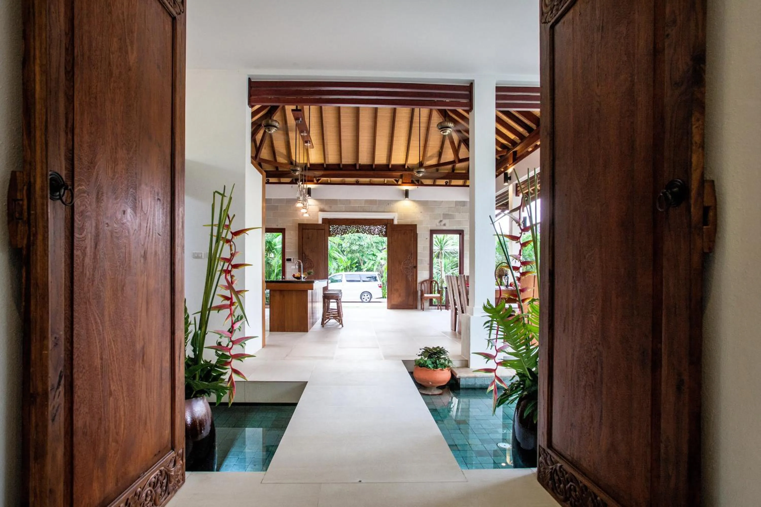 Living room in Baan Pinya Balinese Style Pool Villa
