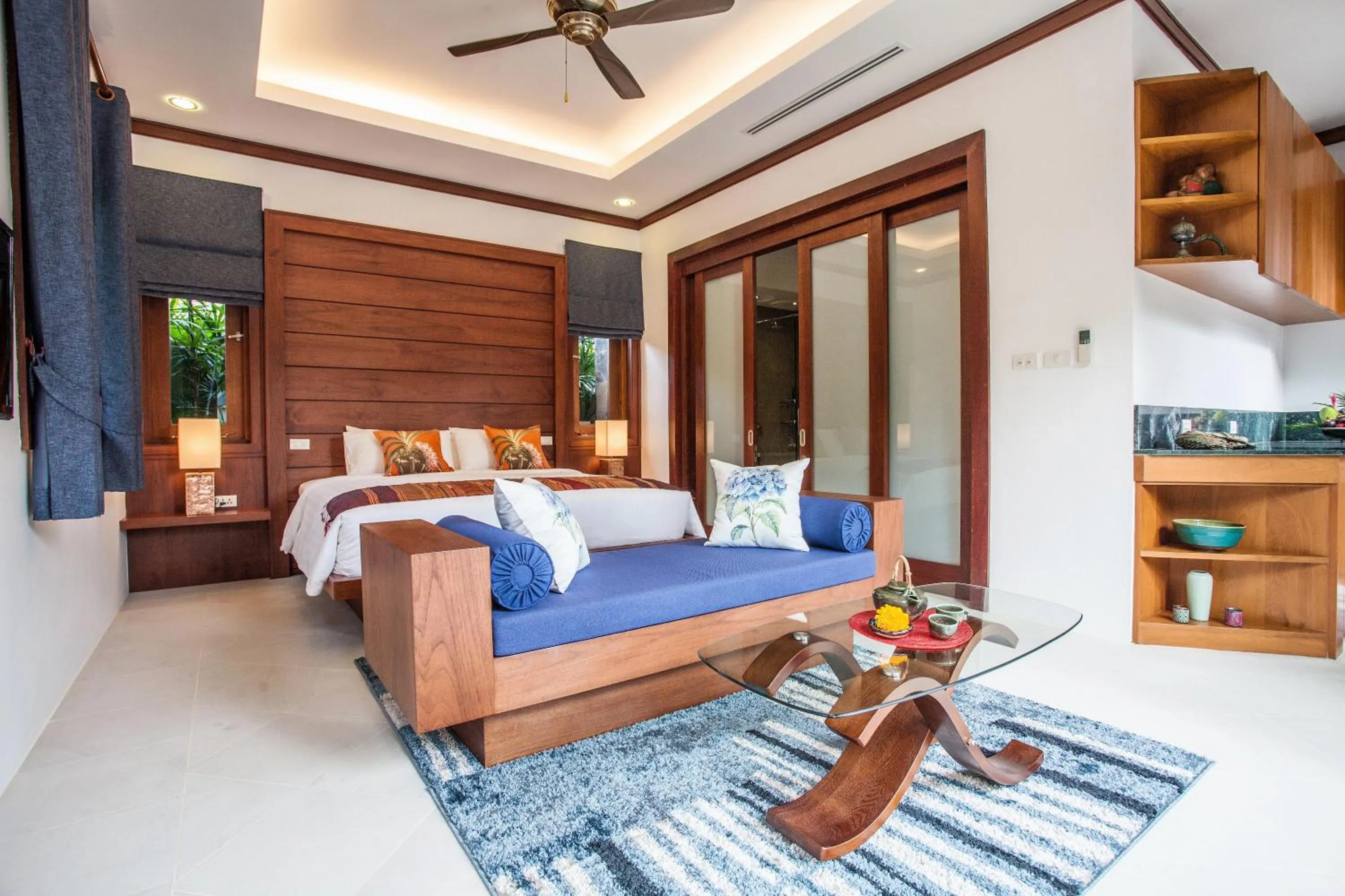 Bedroom, Bed in Baan Pinya Balinese Style Pool Villa