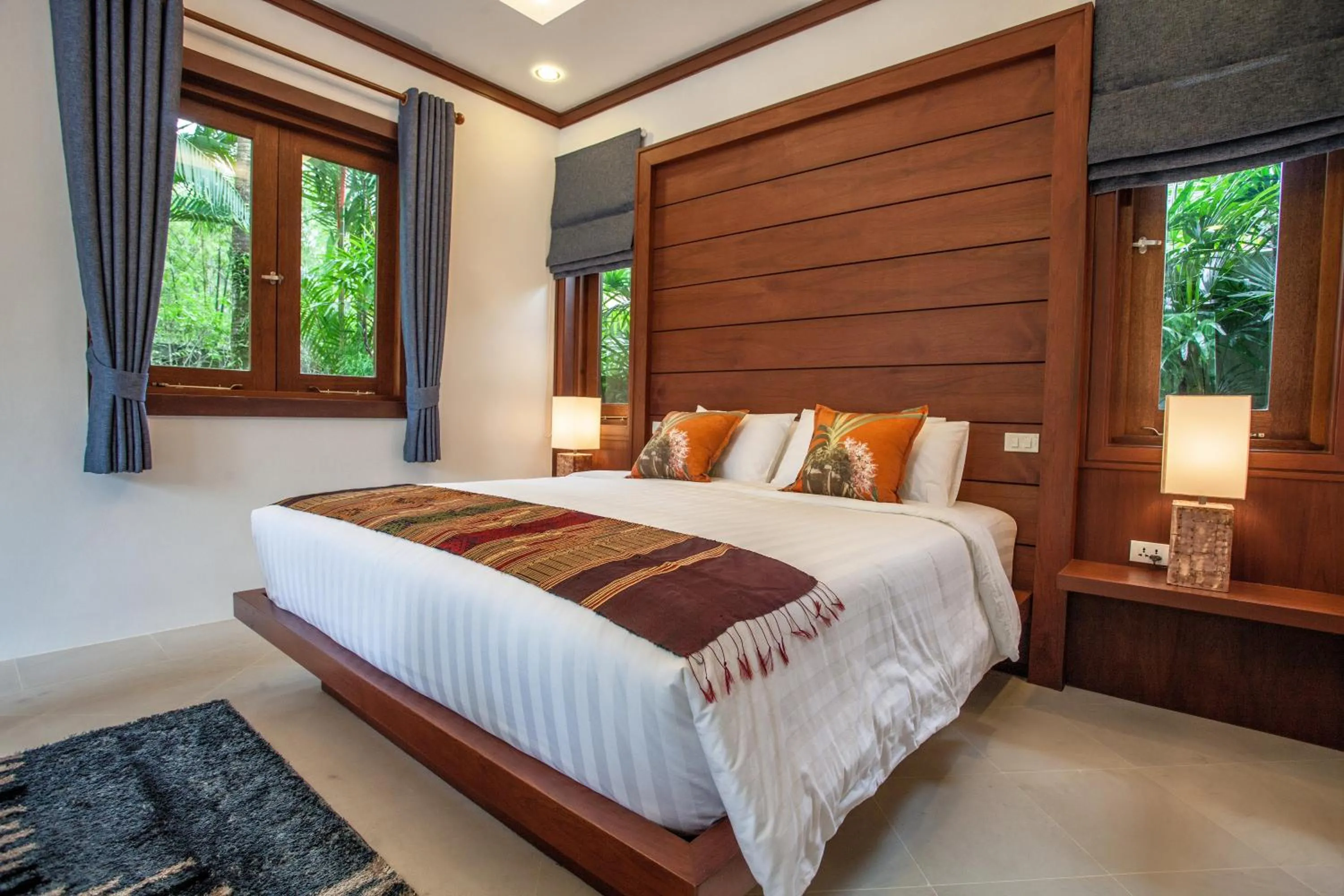 Bedroom, Bed in Baan Pinya Balinese Style Pool Villa
