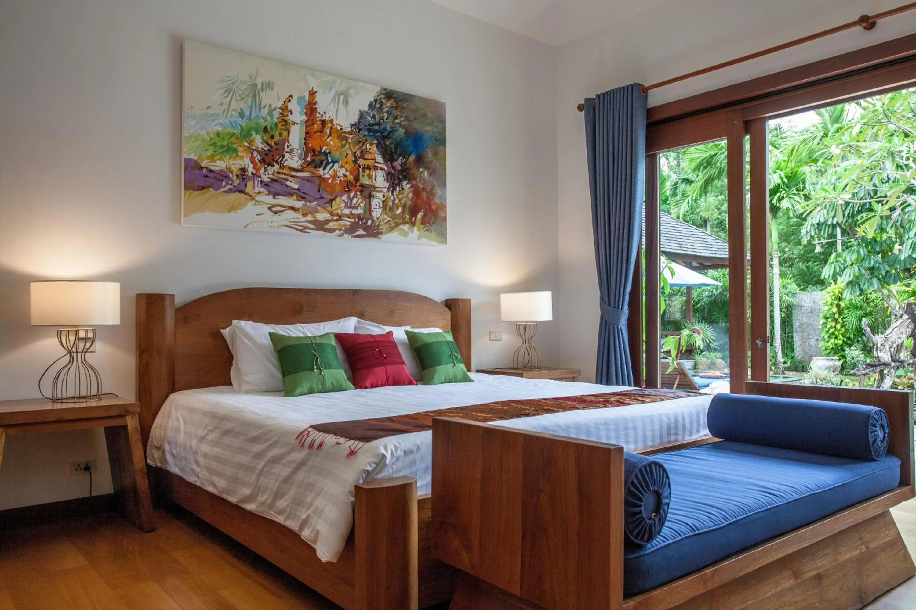 Bedroom, Bed in Baan Pinya Balinese Style Pool Villa