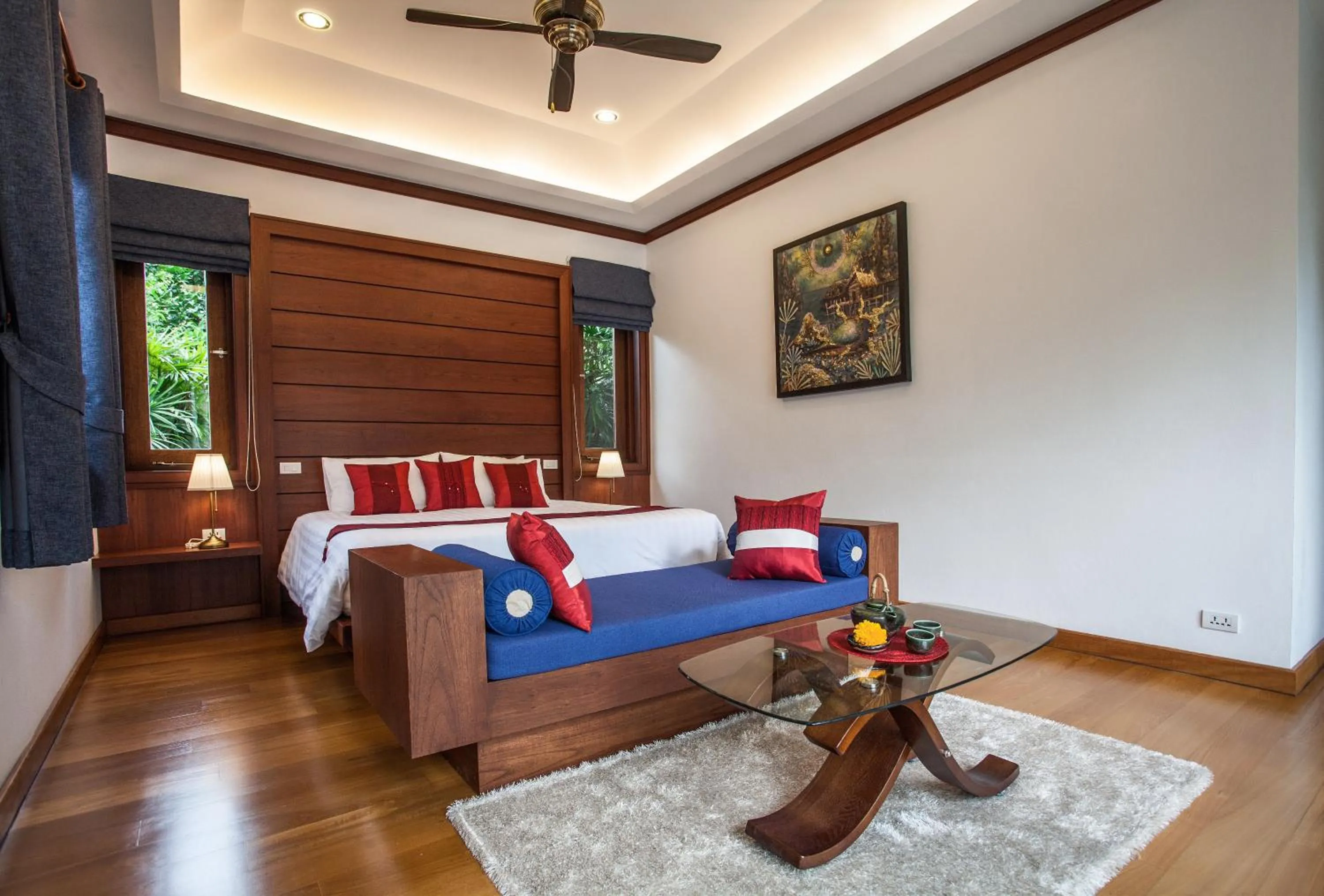 Bedroom, Bed in Baan Pinya Balinese Style Pool Villa