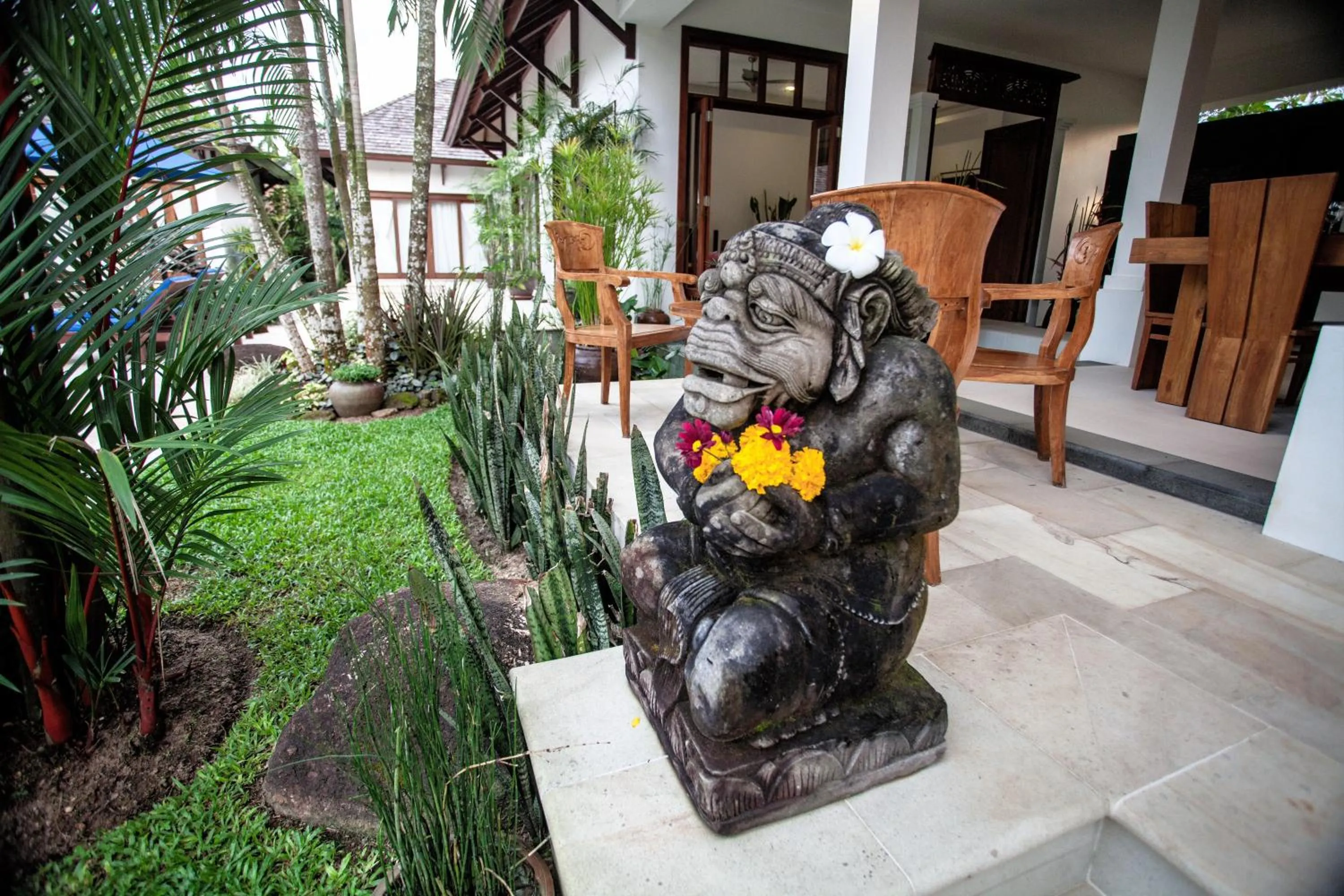 Decorative detail in Baan Pinya Balinese Style Pool Villa