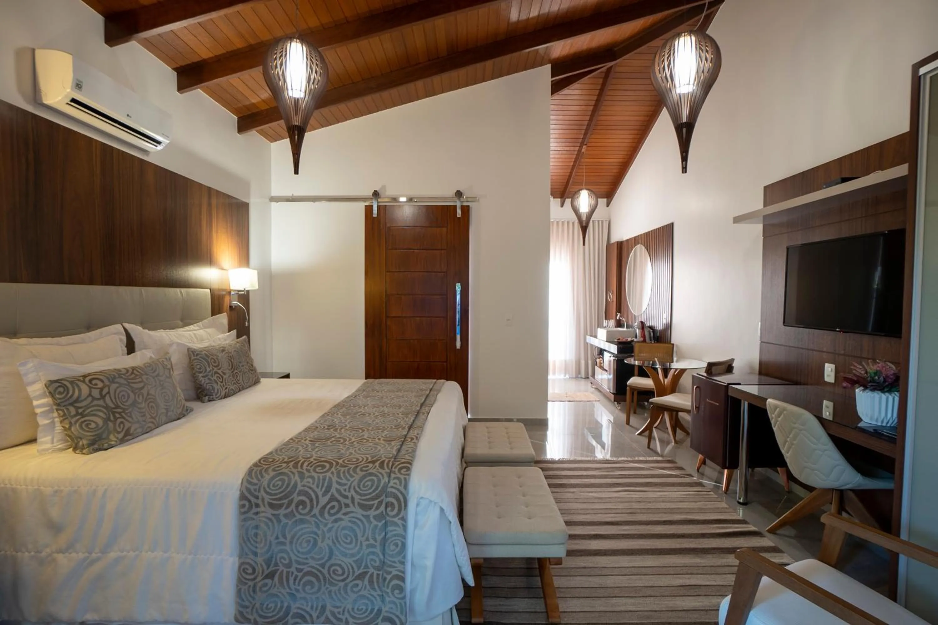 Bed in Ananda Pousada