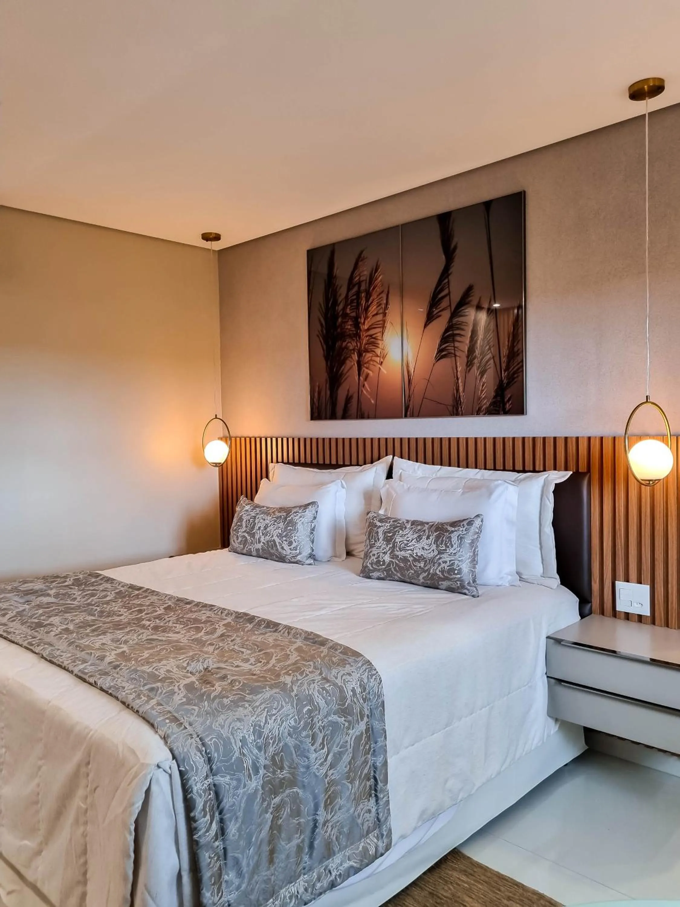 Bed in Ananda Pousada